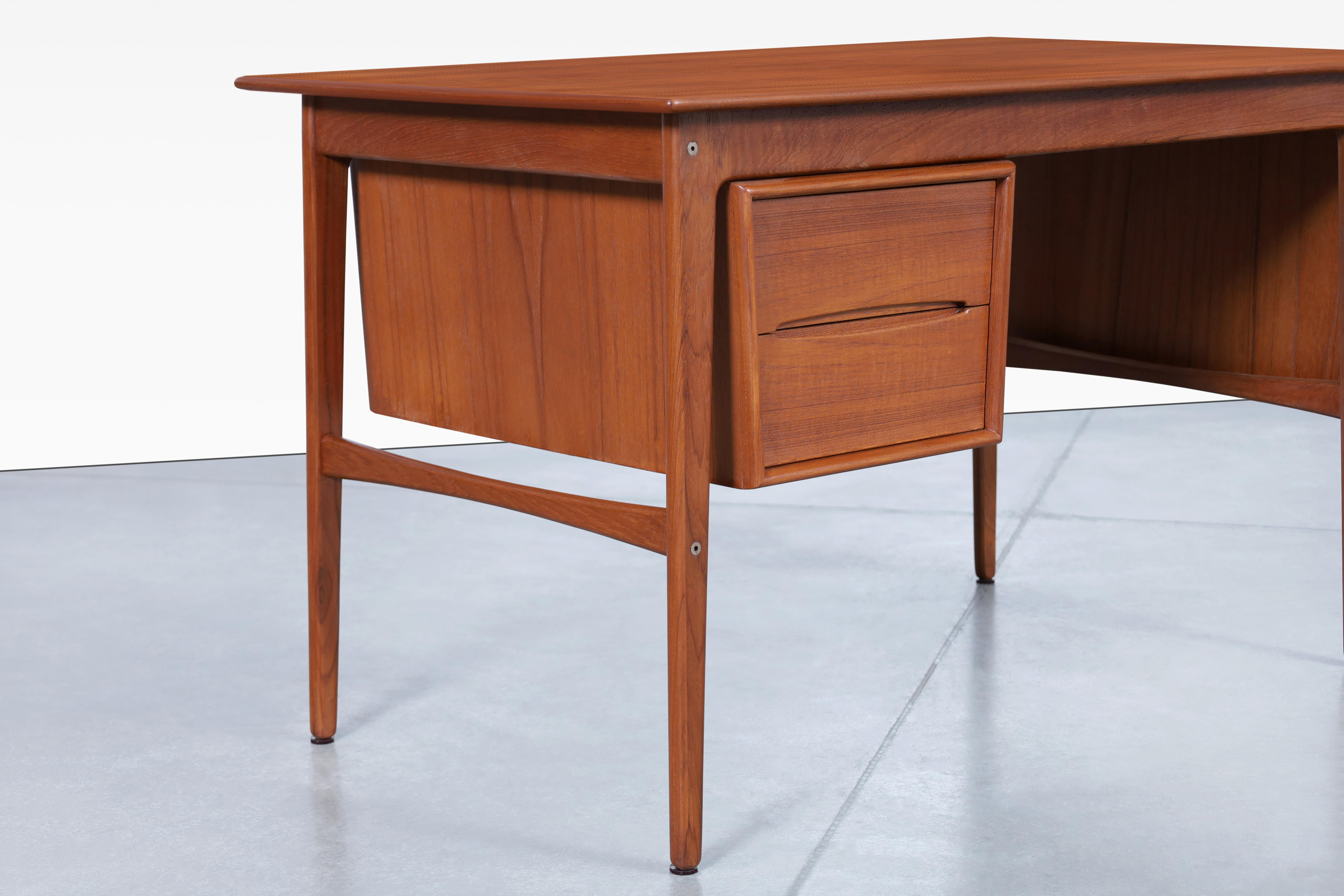 Danish Modern Teak Desk w/ Drop-Leaf by Aksel Boll Jensen For Sale 2