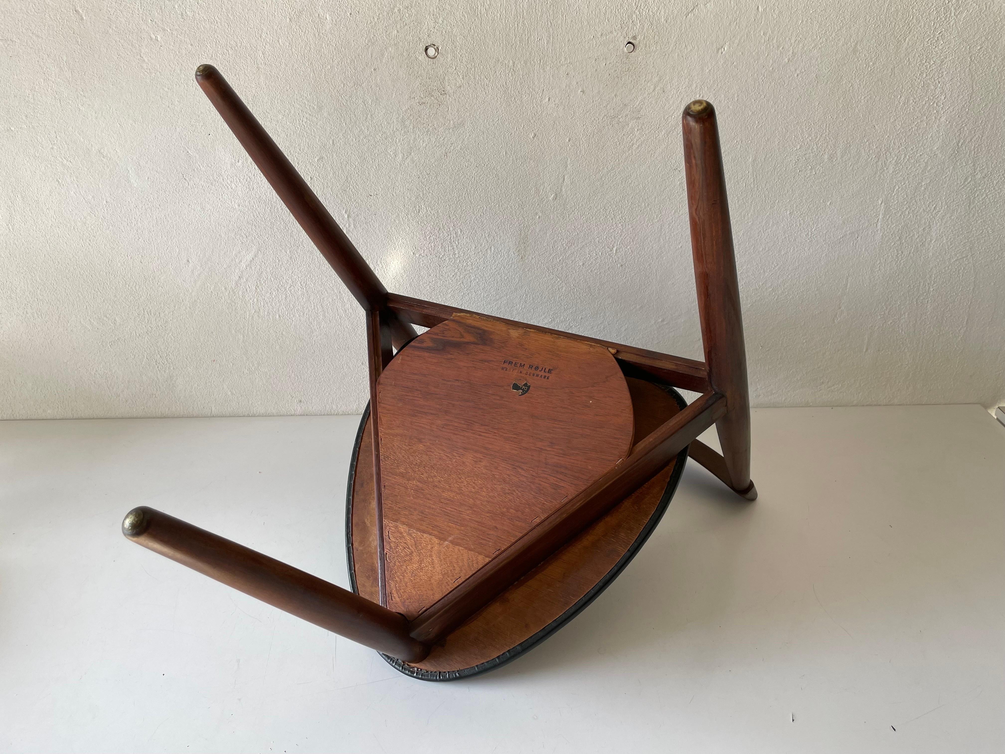 Danish Modern Teak Dining Chair by Hans Olsen for Frem Røjle, 1950s, Denmark For Sale 6