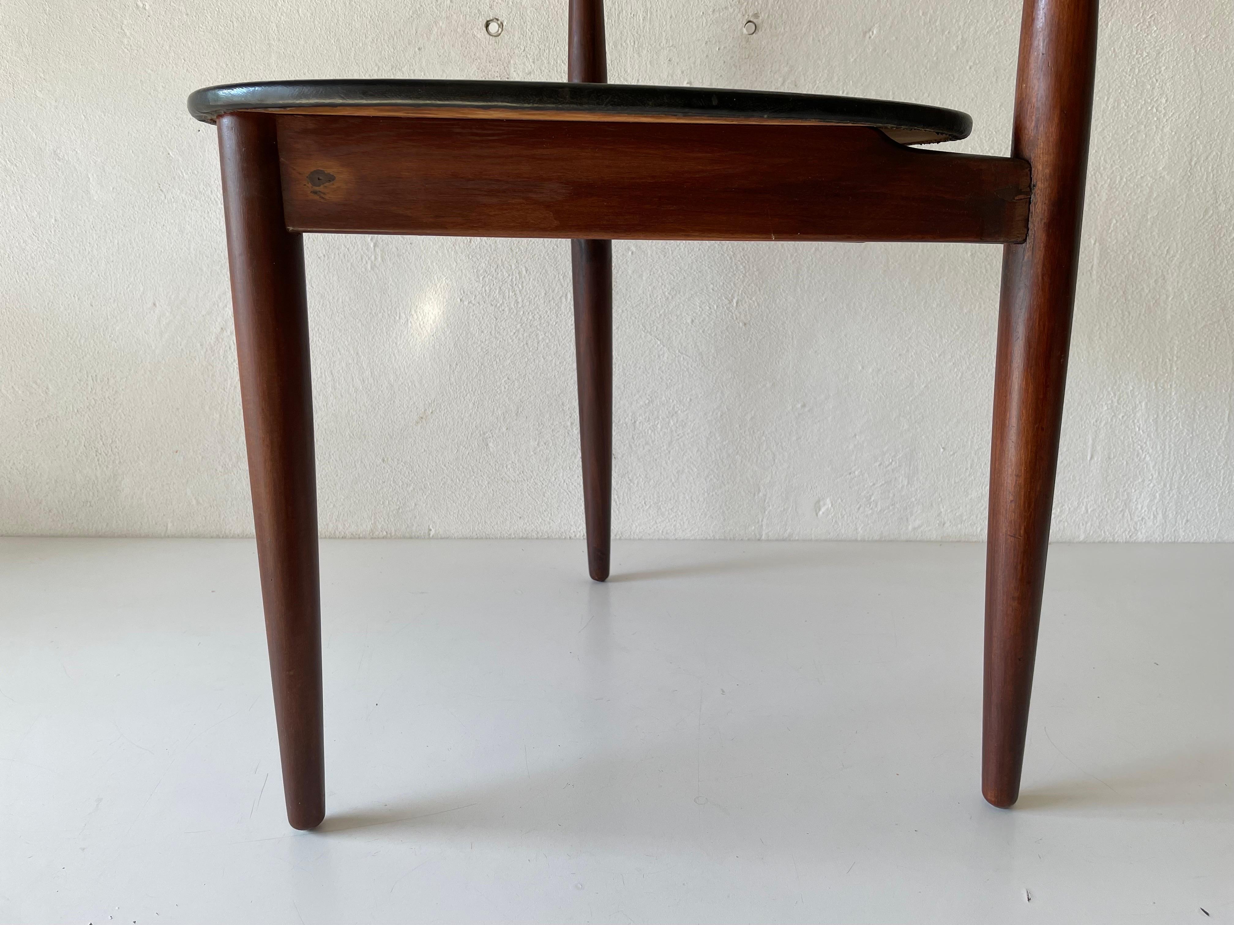 Danish Modern Teak Dining Chair by Hans Olsen for Frem Røjle, 1950s, Denmark For Sale 2