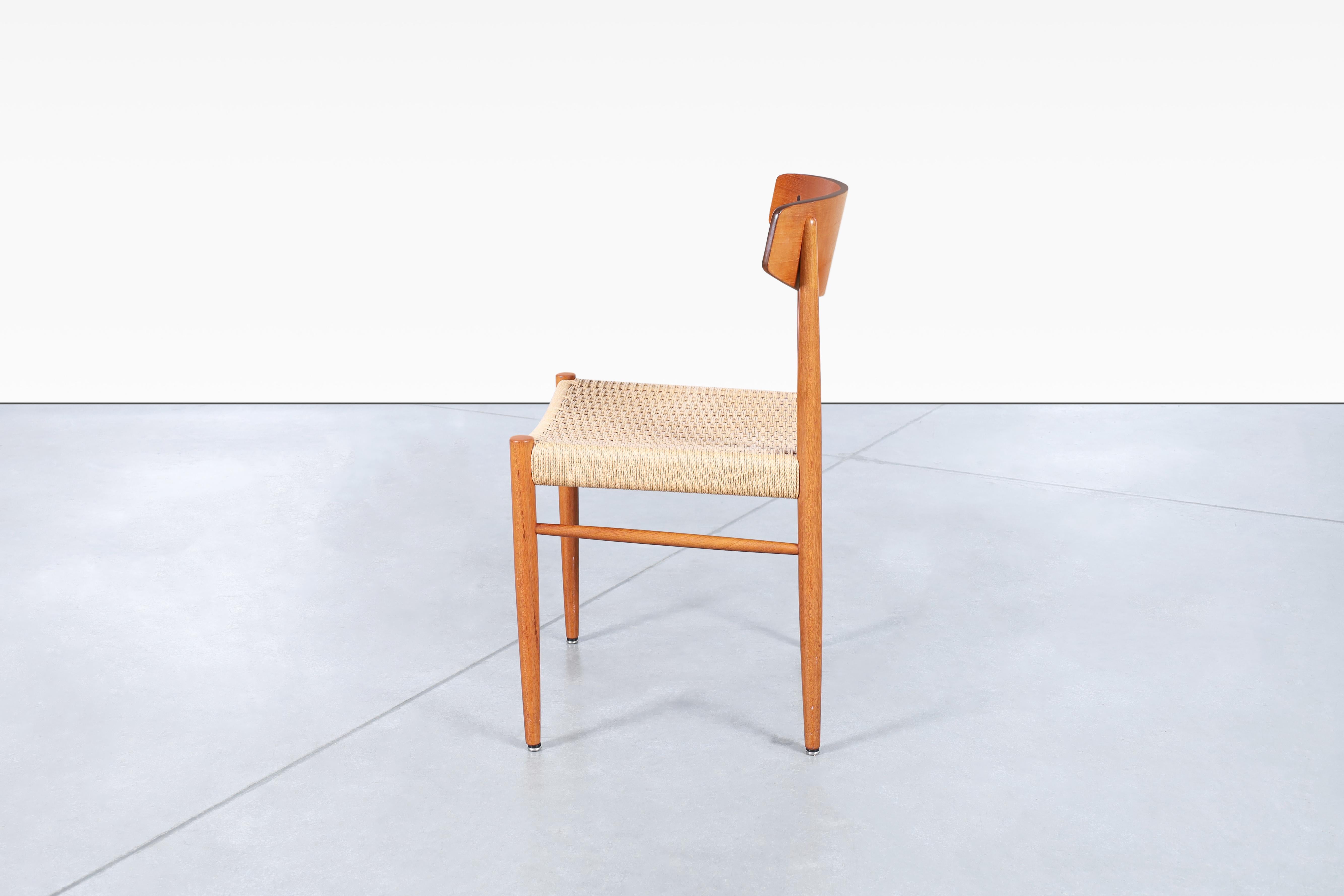 Danish Modern Teak Dining Chairs by AM Møbler 4
