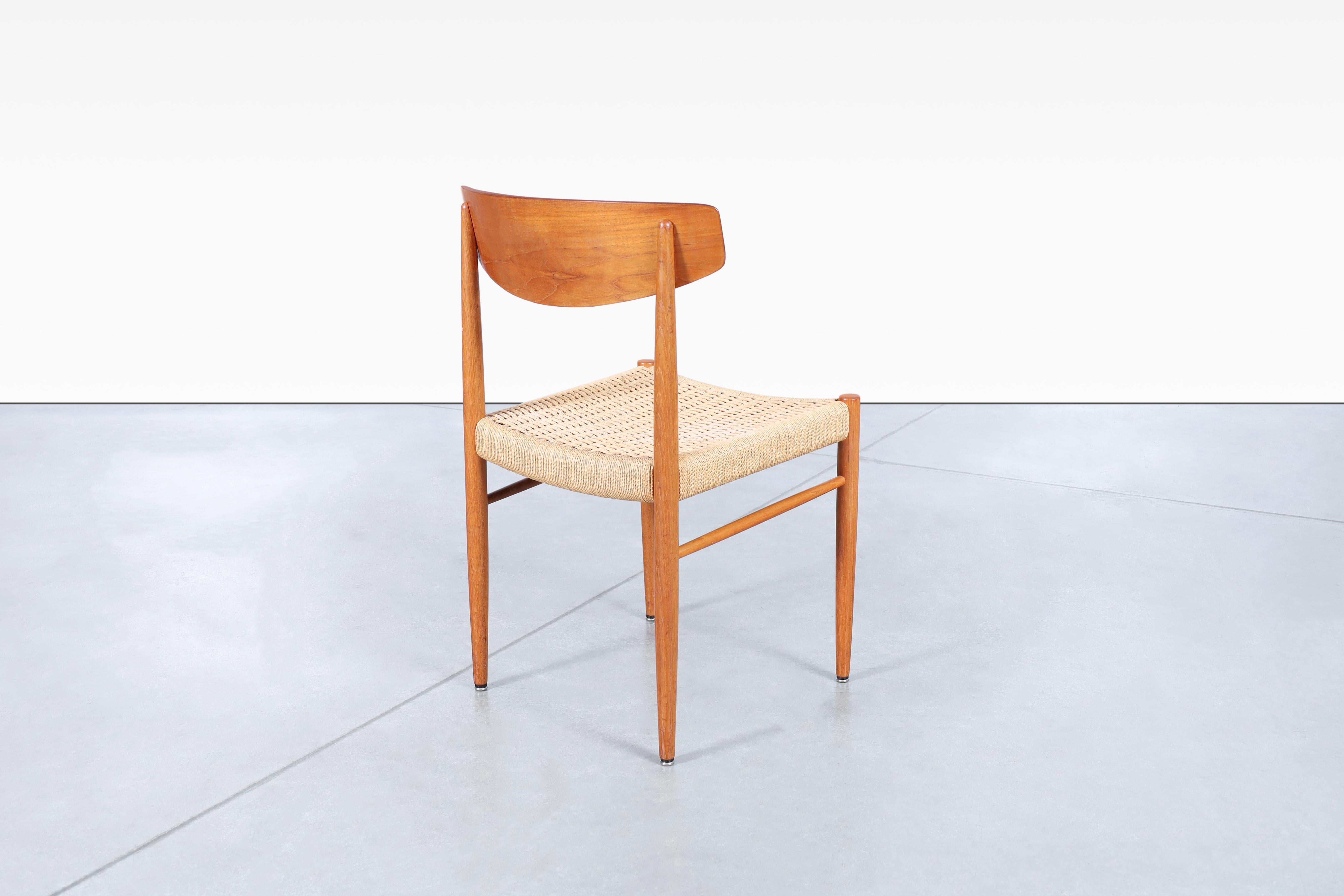 Danish Modern Teak Dining Chairs by AM Møbler 6
