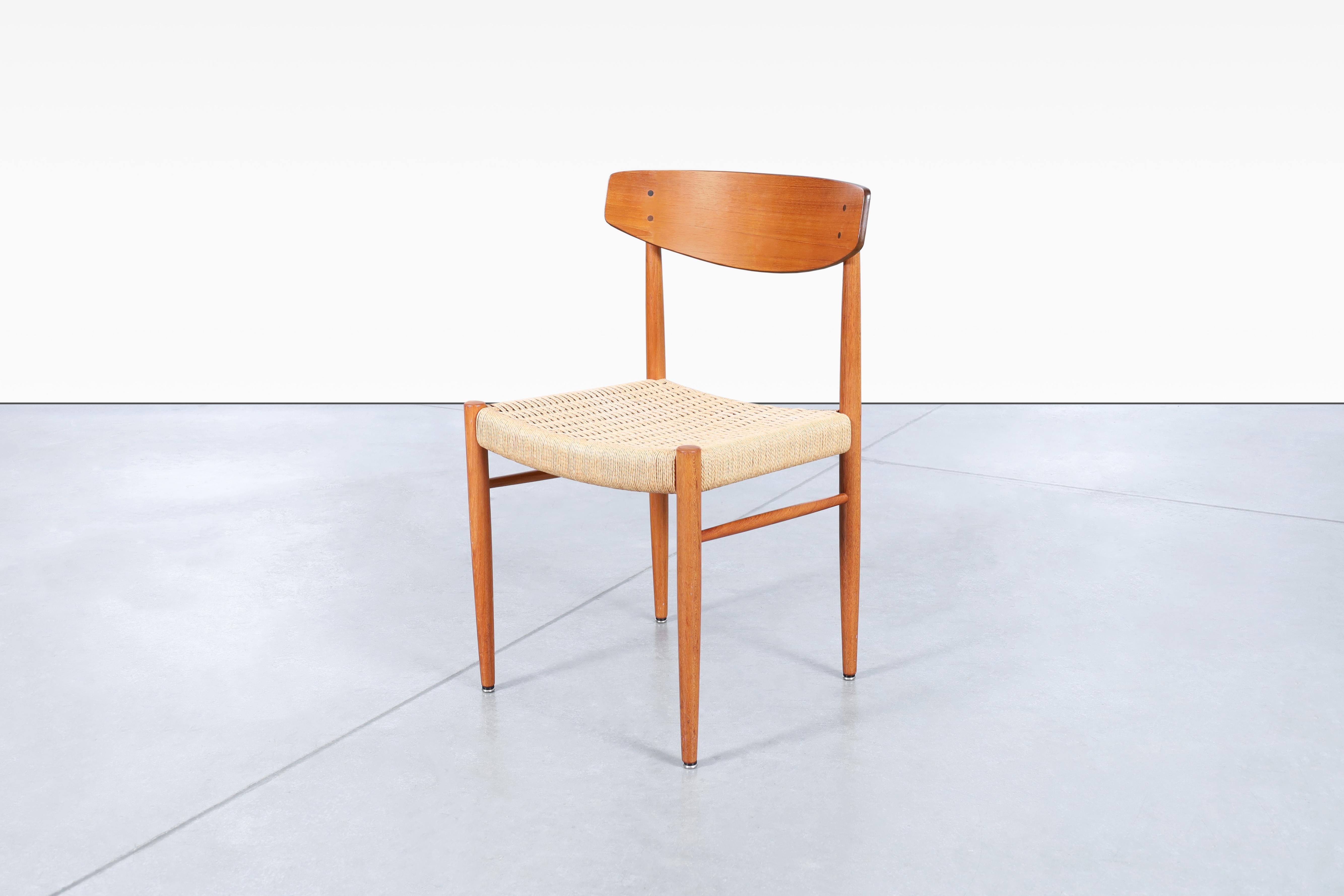 Danish Modern Teak Dining Chairs by AM Møbler 2