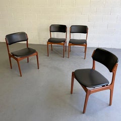 Danish Modern Teak Dining Chairs by Erik Buch for O.D. Mobler