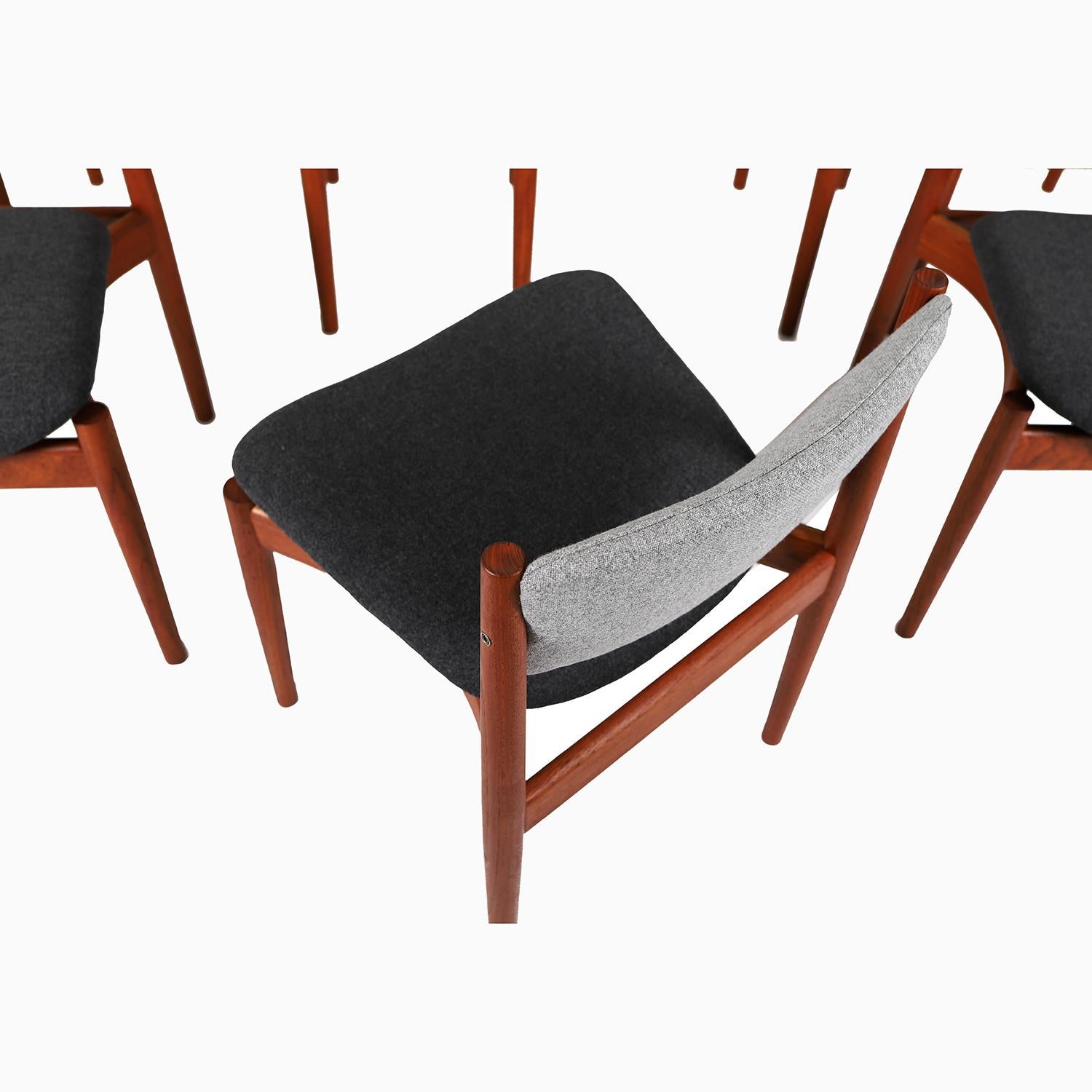Danish Modern Teak Dining Chairs by Finn Juhl In Good Condition In Minneapolis, MN