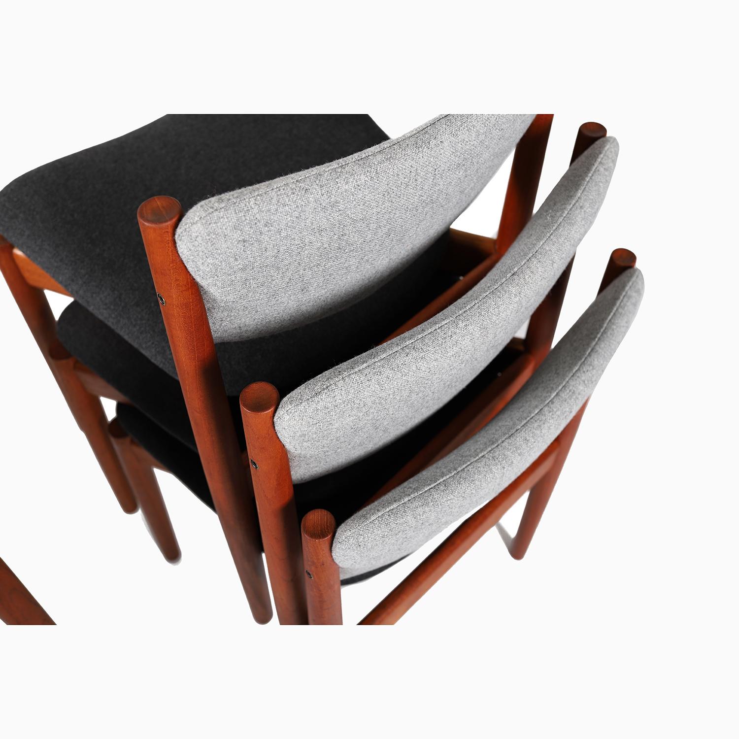 Danish Modern Teak Dining Chairs by Finn Juhl 1
