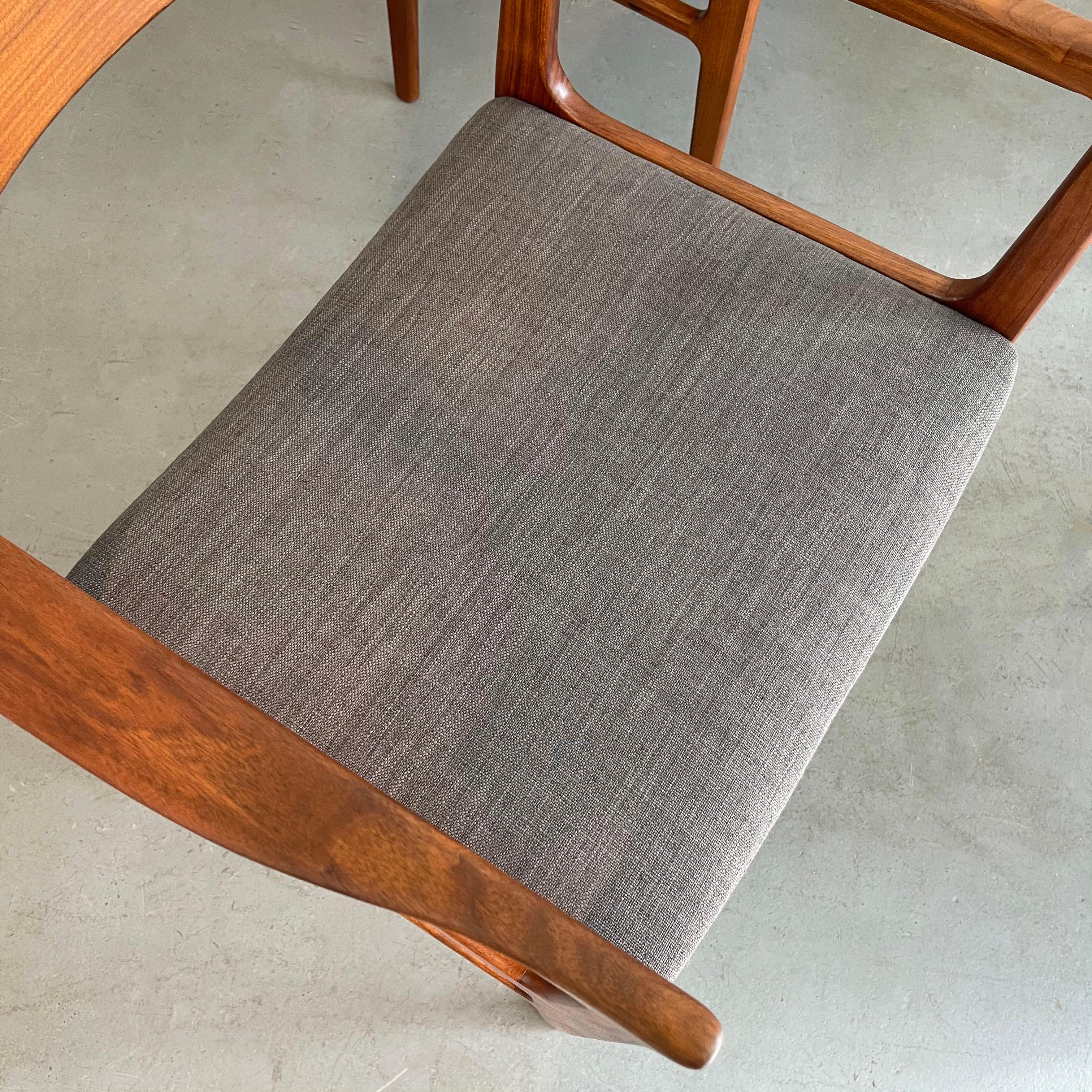 Danish Modern Teak Dining Chairs by Funder-Schmidt & Madsen for Odense 3