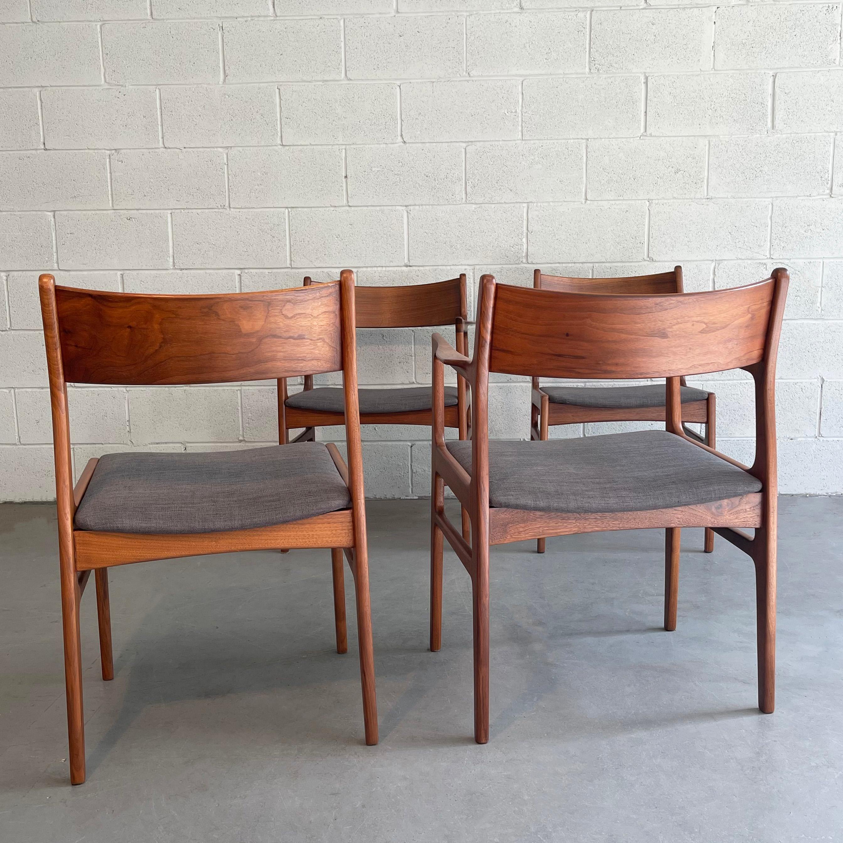 Danish Modern Teak Dining Chairs by Funder-Schmidt & Madsen for Odense 1