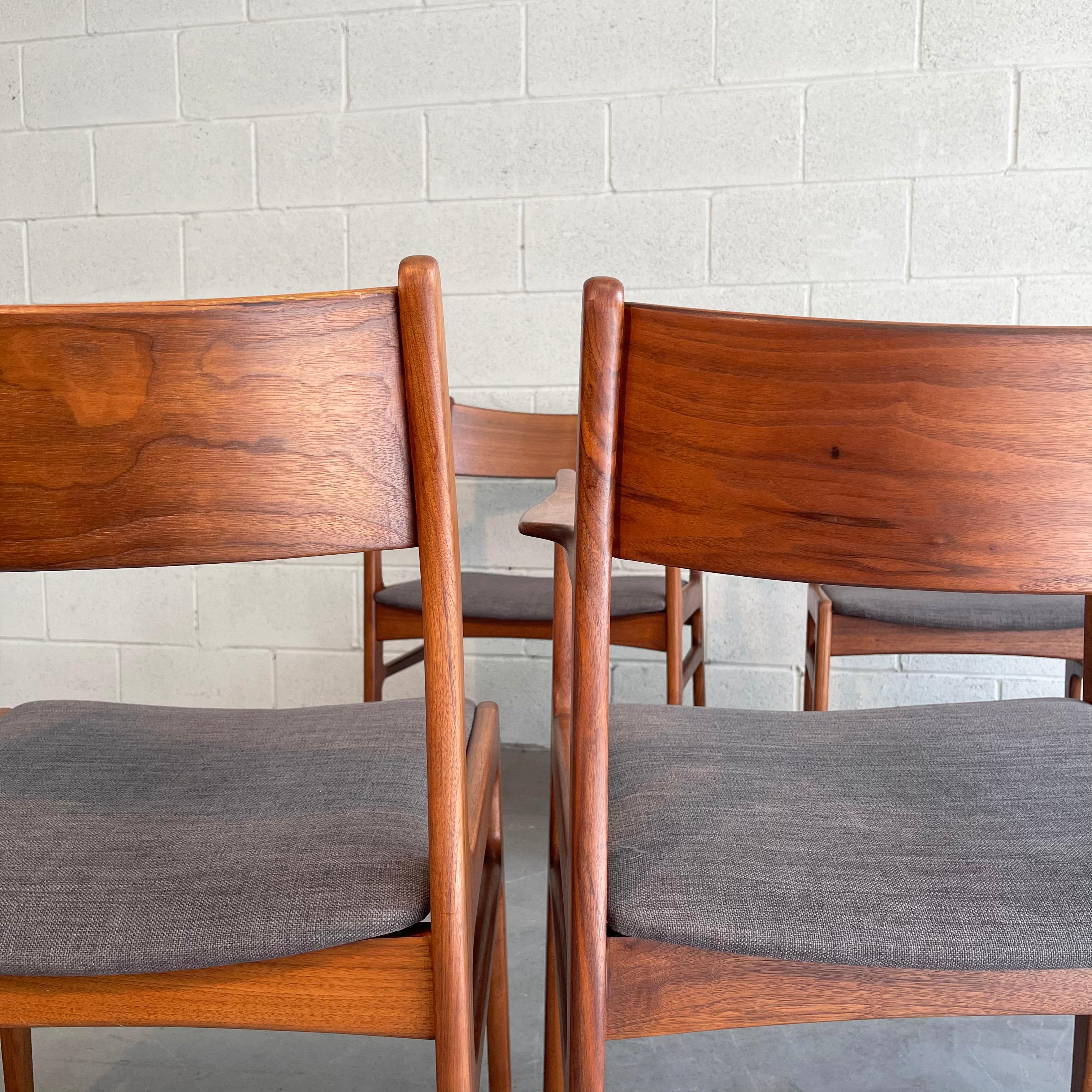 Danish Modern Teak Dining Chairs by Funder-Schmidt & Madsen for Odense 2