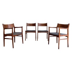 Danish Modern Teak Dining Chairs by Funder-Schmidt & Madsen for Odense