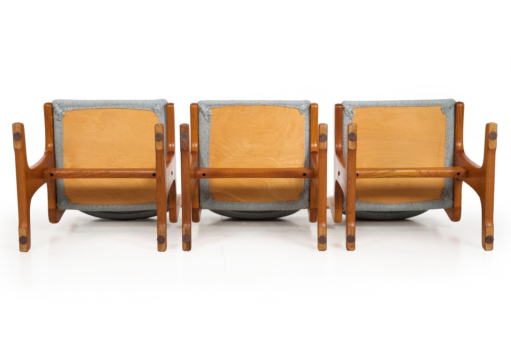 Danish Modern Teak Dining Chairs by Gangso Møbler, Set of 6 5