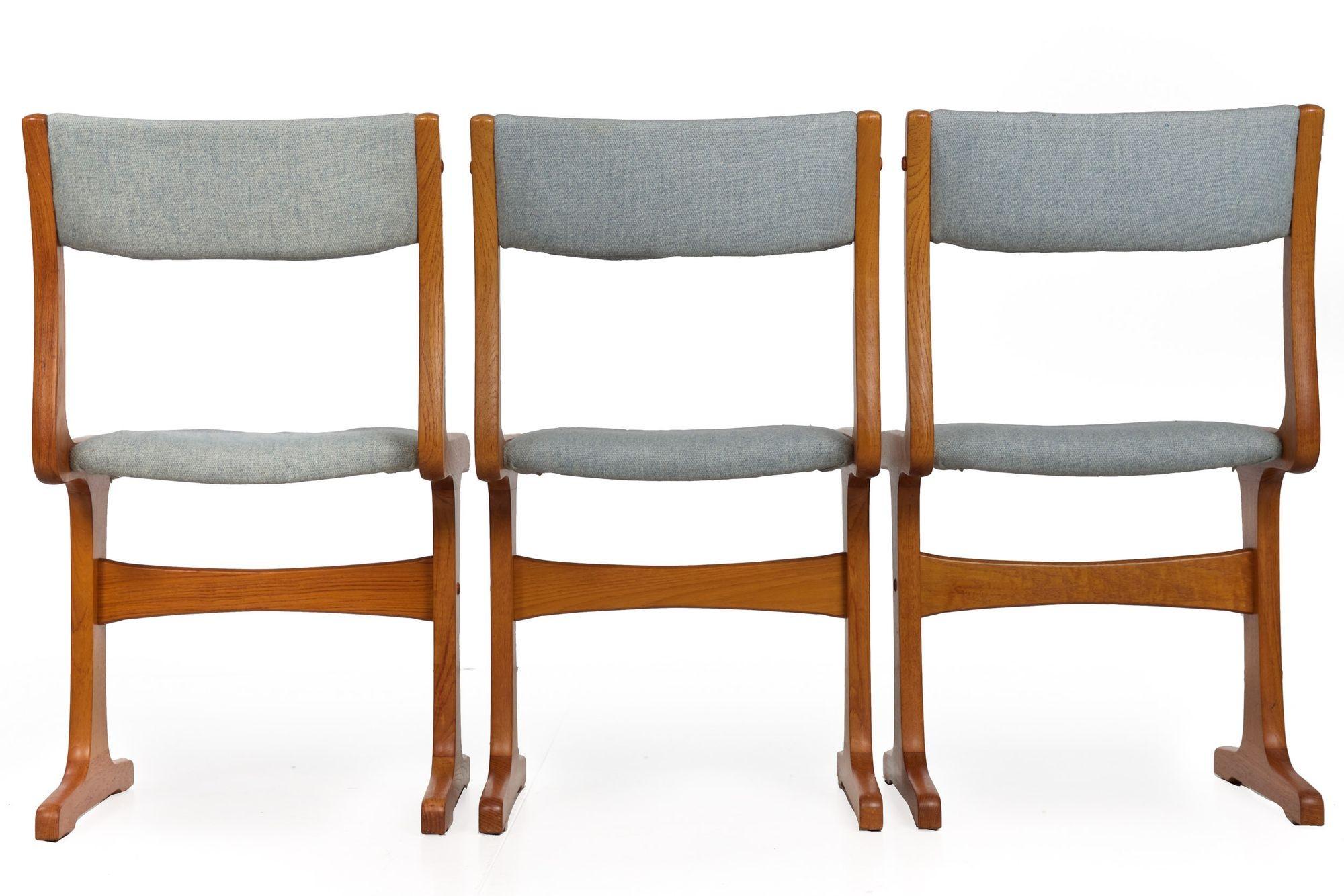 Danish Modern Teak Dining Chairs by Gangso Møbler, Set of 6 In Good Condition In Shippensburg, PA