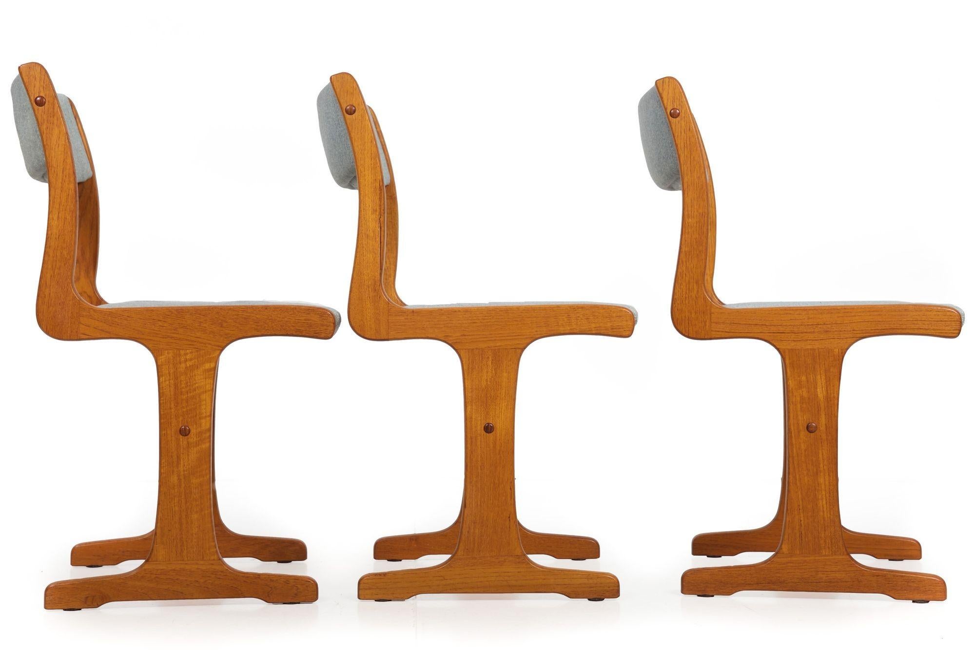20th Century Danish Modern Teak Dining Chairs by Gangso Møbler, Set of 6