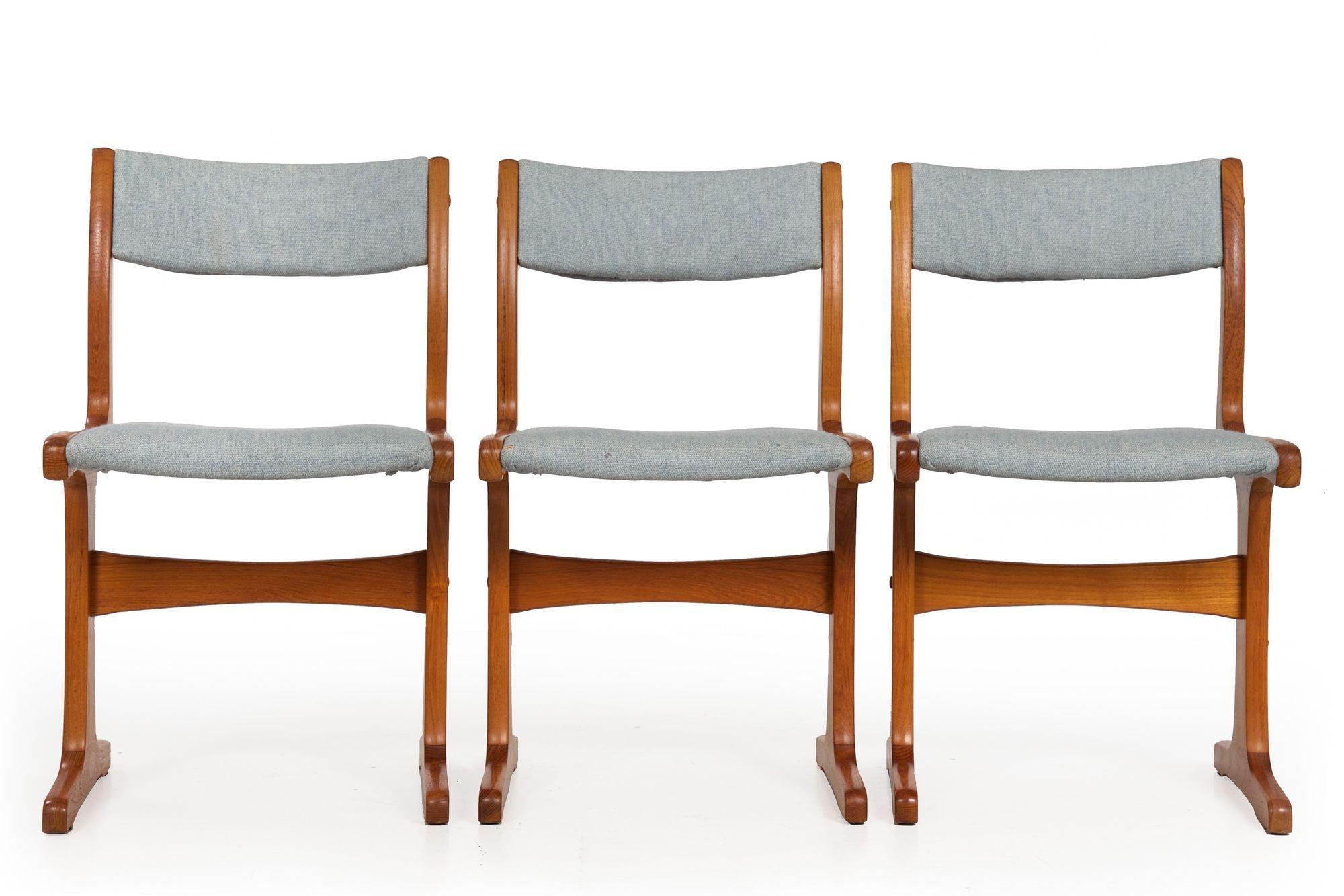 Danish Modern Teak Dining Chairs by Gangso Møbler, Set of 6 1