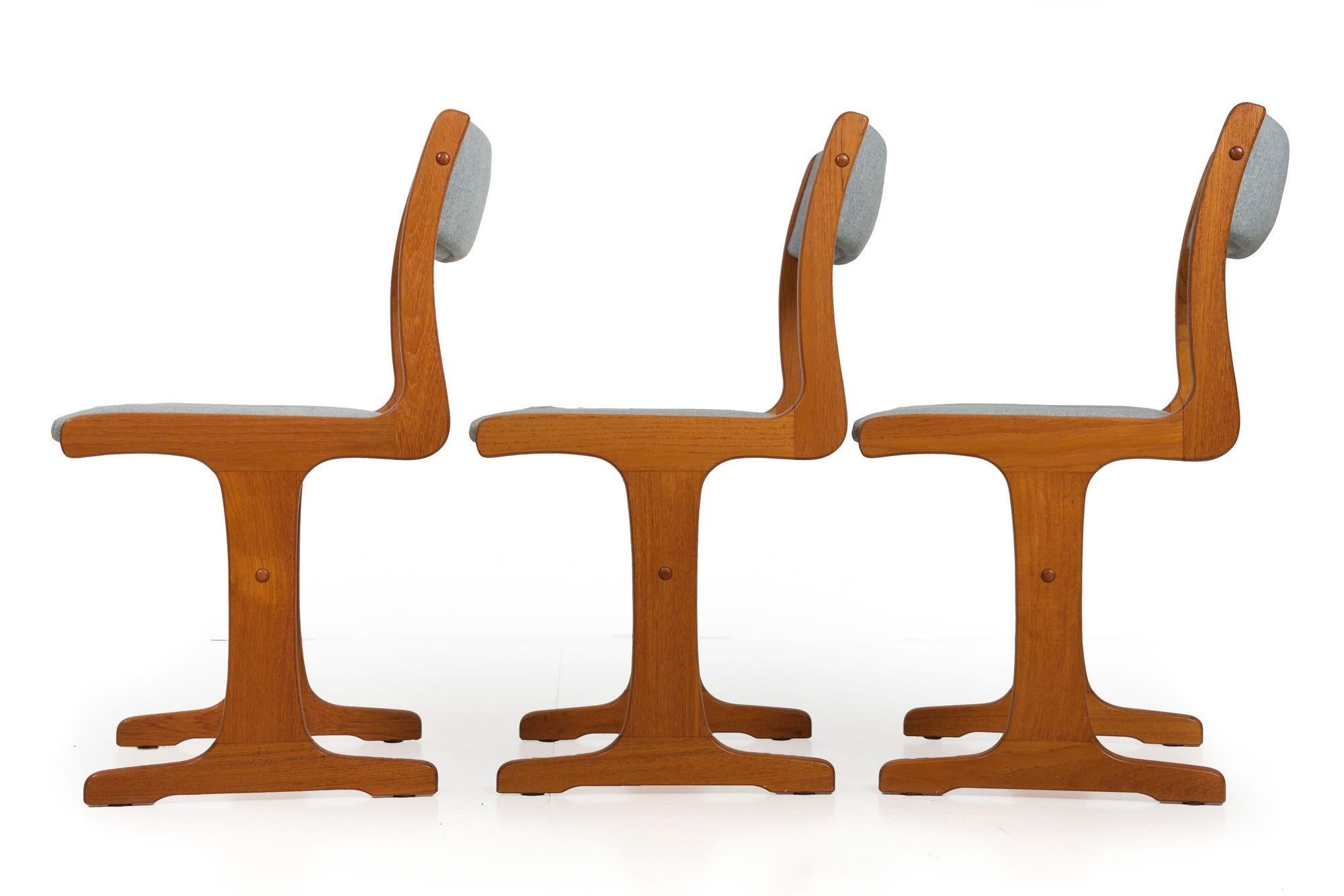 Danish Modern Teak Dining Chairs by Gangso Møbler, Set of 6 2
