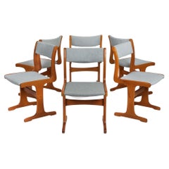 Danish Modern Teak Dining Chairs by Gangso Møbler, Set of 6