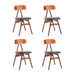 Danish Modern Teak Dining Chairs by Scan Style