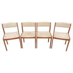 Danish Modern Teak Dining Chairs by Tarm Stole OG Mobelfabrik