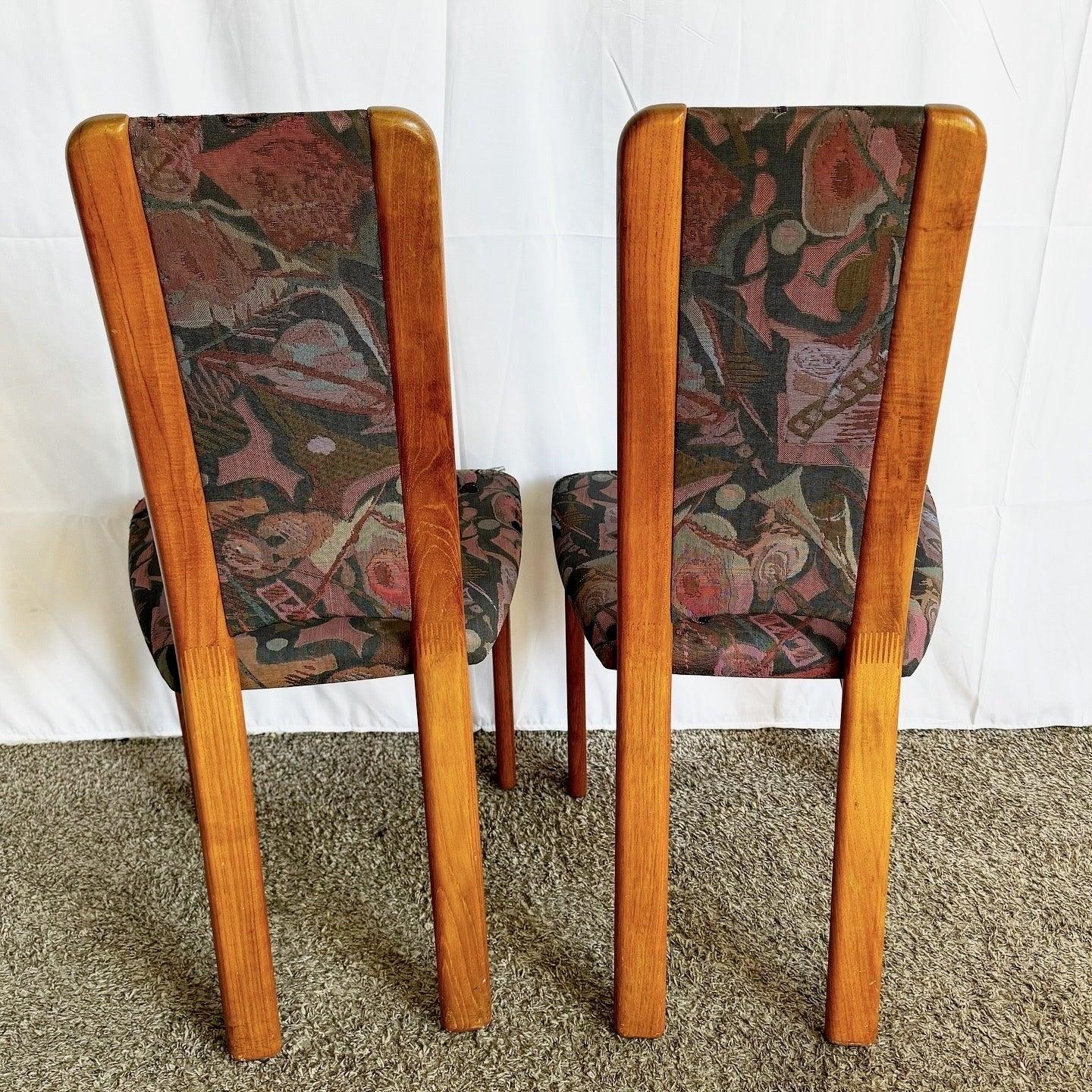 Danese Sedie da pranzo moderne danesi in teak di Virsidan - Set di 4 in vendita