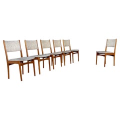 Danish Modern Teak Dining Chairs Denmark -Set of 6, 1960s