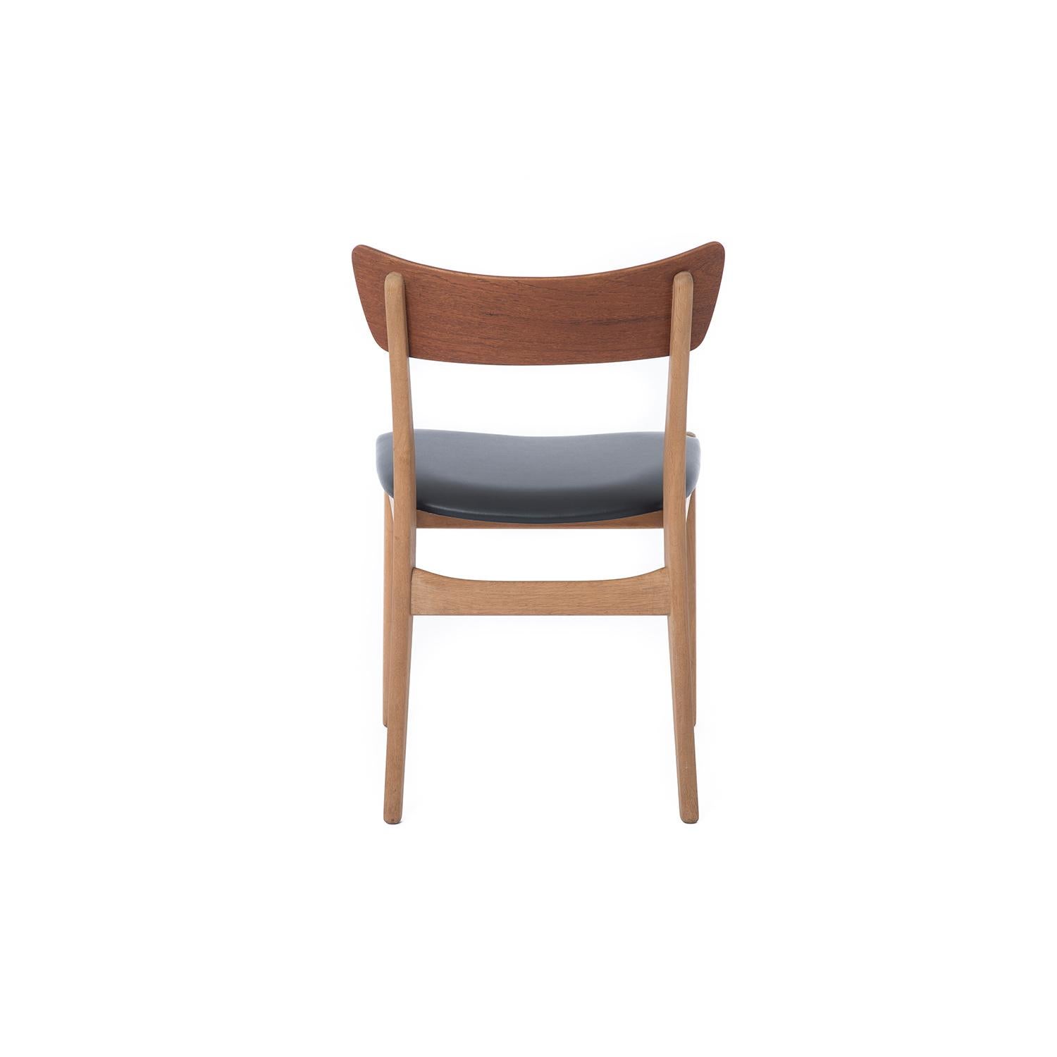 Oiled Danish Modern Teak Dining Chairs
