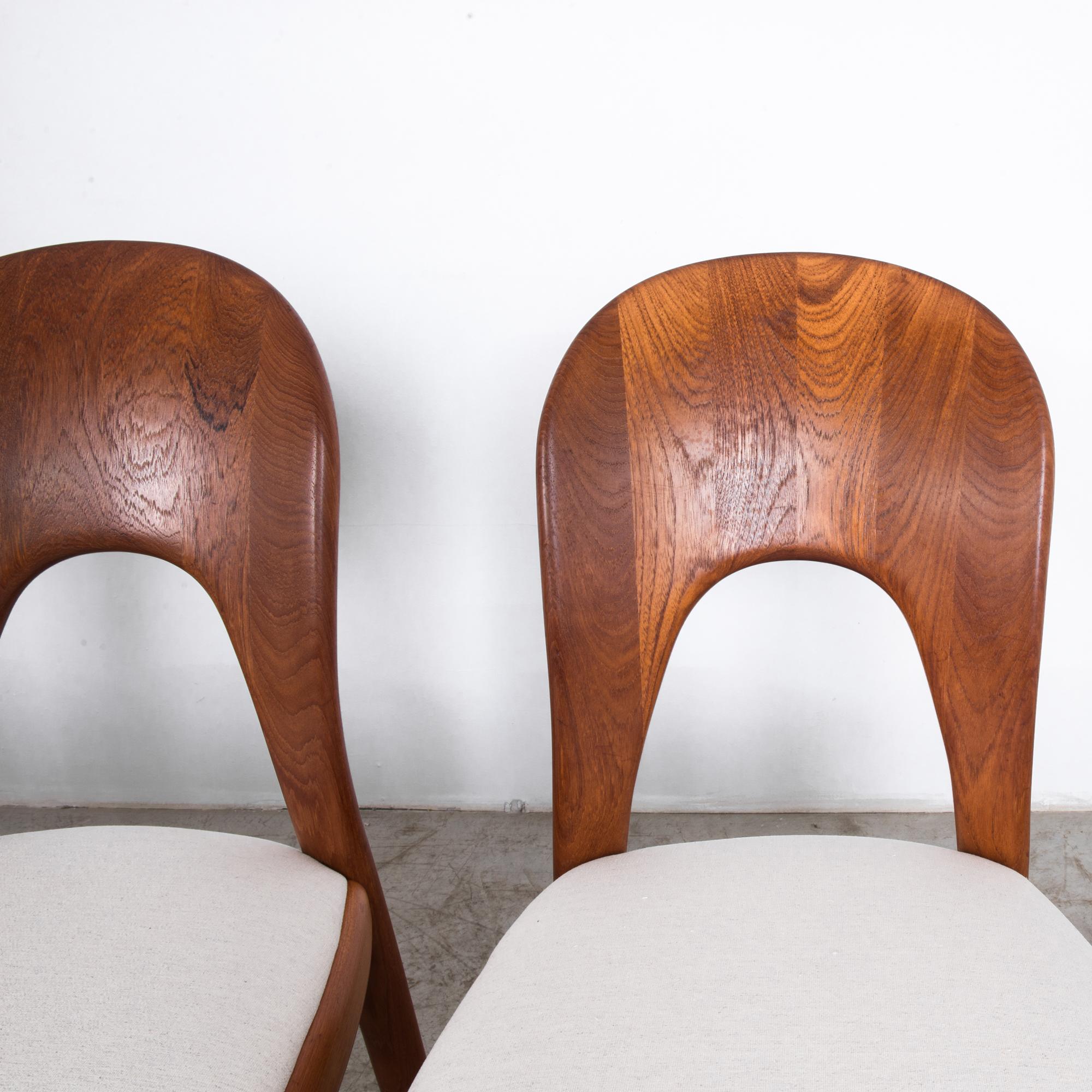 Danish Modern Teak Dining Chairs, Set of Four  4