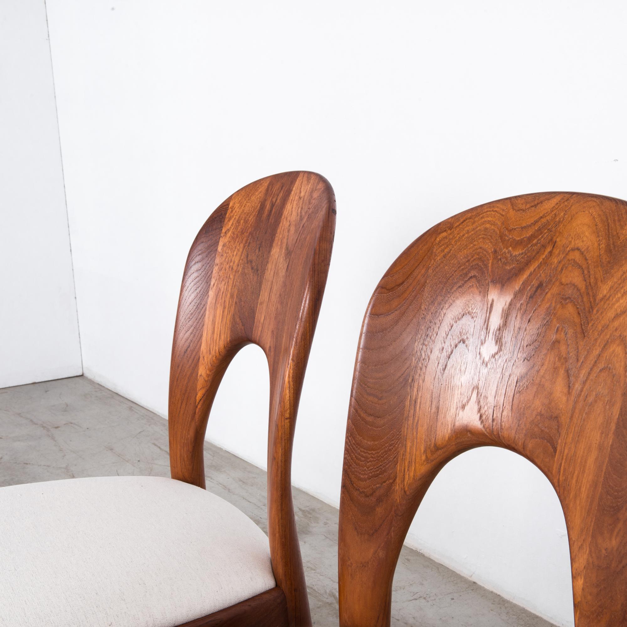 Danish Modern Teak Dining Chairs, Set of Four  5