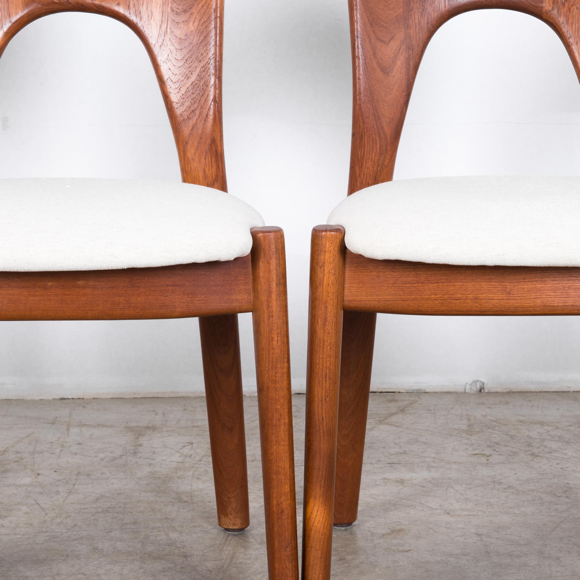 Danish Modern Teak Dining Chairs, Set of Four  6