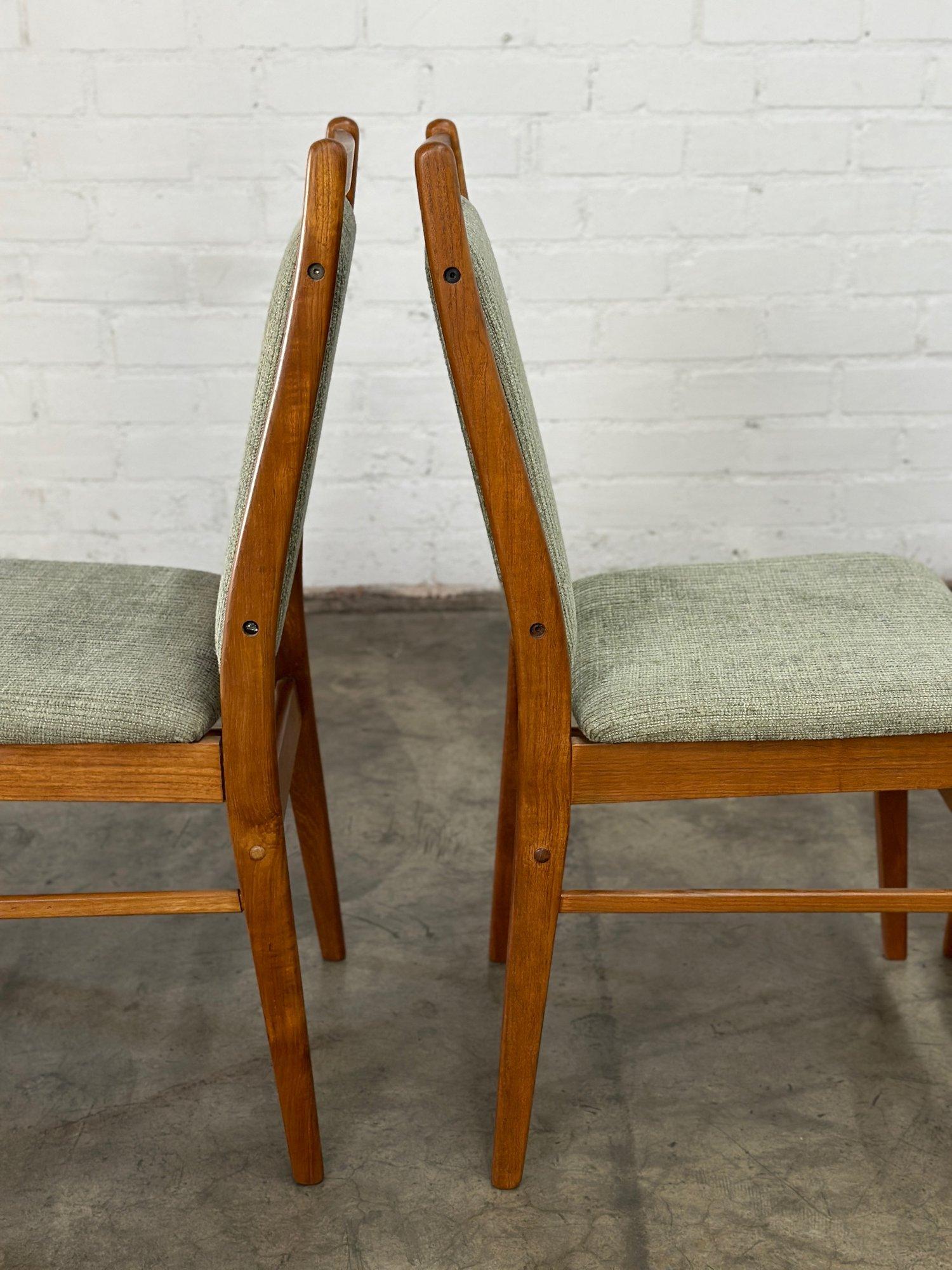 Danish Modern Teak Dining Chairs -set of Four For Sale 6