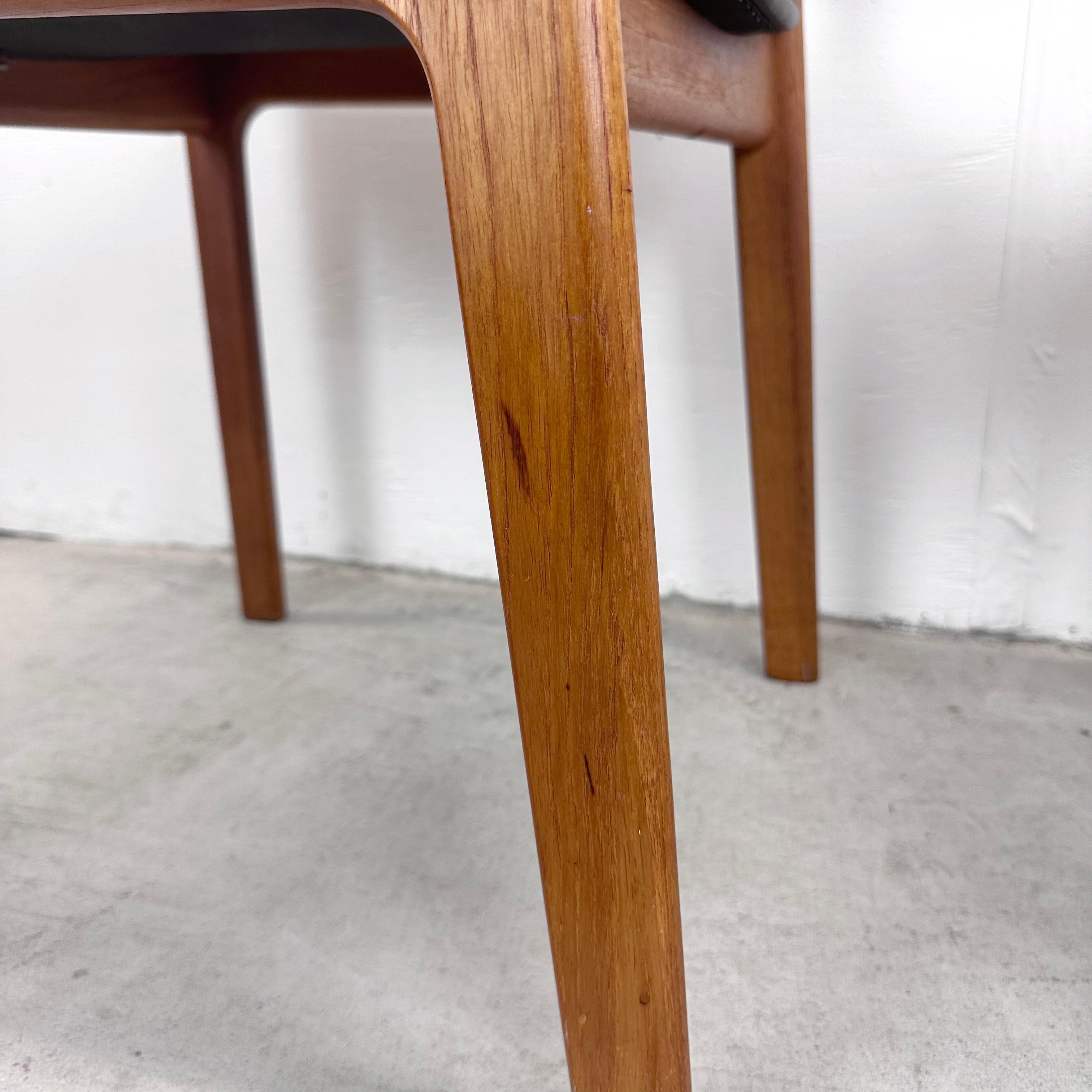 Danish Modern Teak Dining Chairs- Set of Four 7