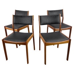 Danish Modern Teak Dining Chairs- Set of Four