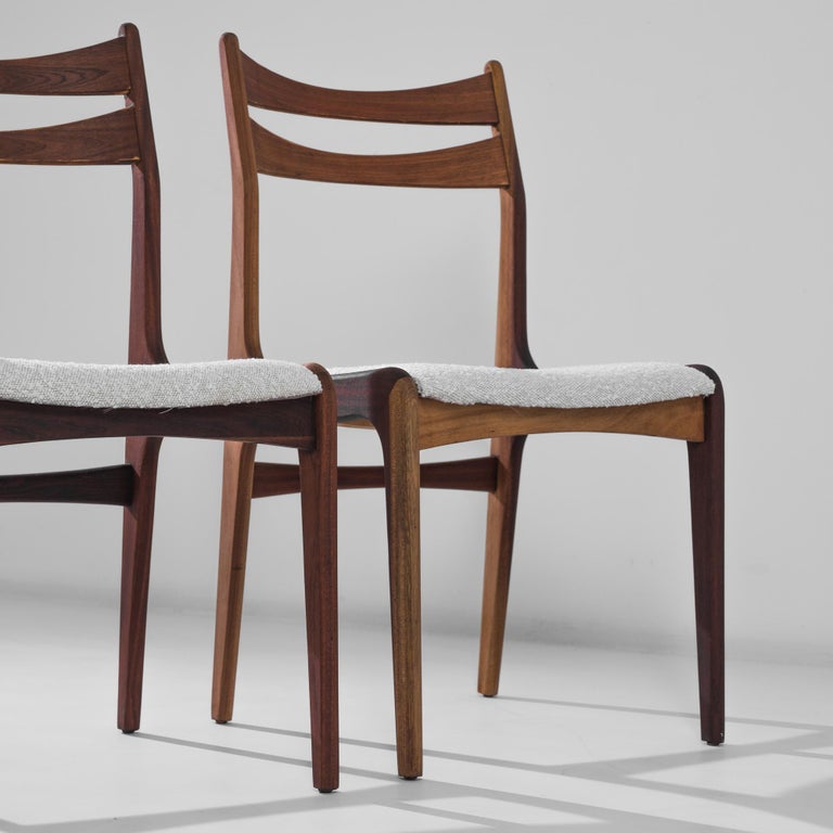 Danish Modern Teak Dining Chairs, Set of Six In Good Condition For Sale In High Point, NC
