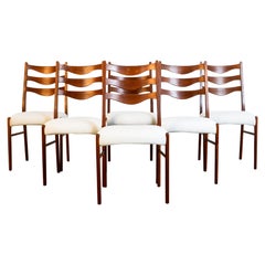 Danish Modern Teak Dining Chairs- Set of Six