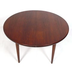 Mesa de comedor moderna danesa de teca de Karl-Erik Ekselius