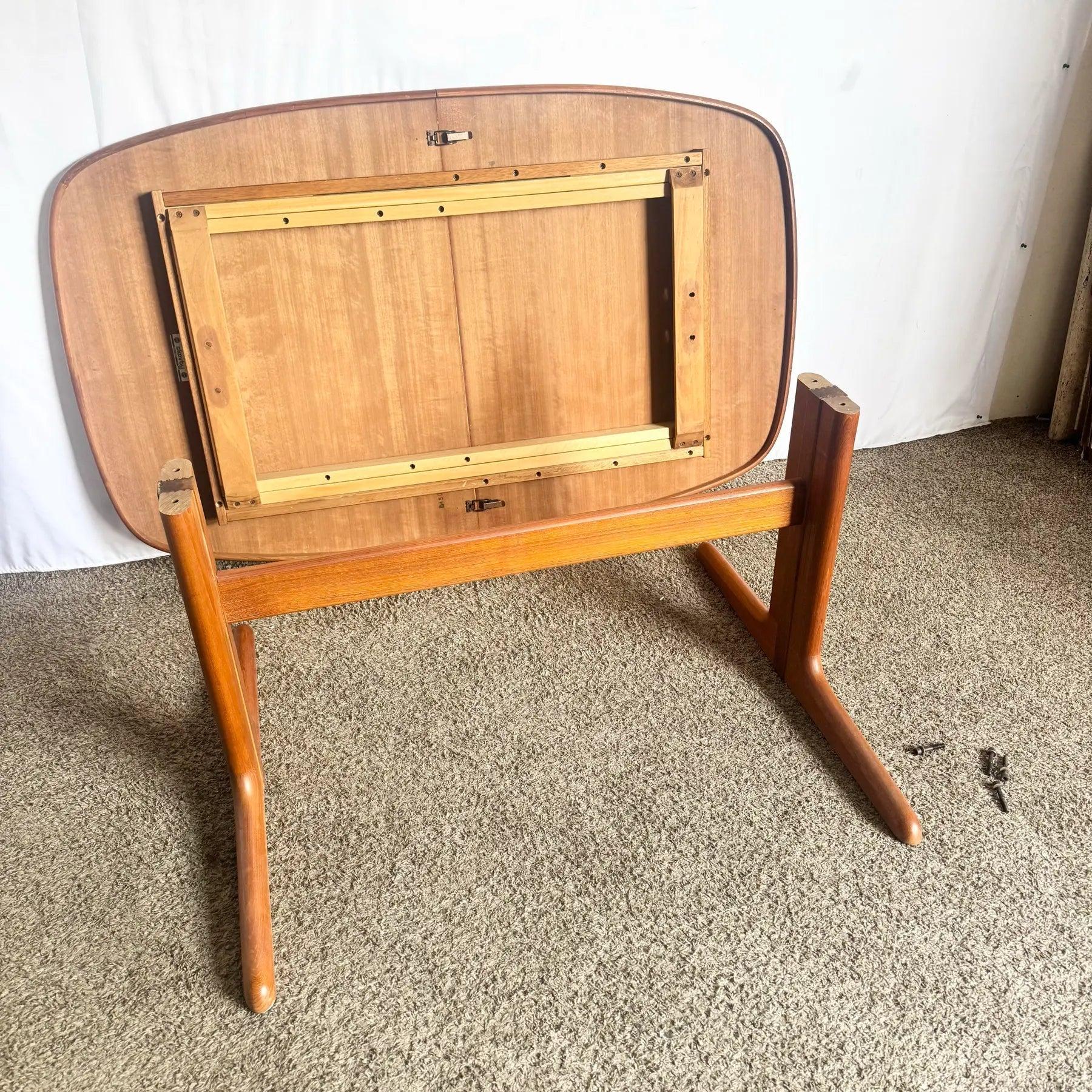 Danish Modern Teak Dining Table by Skovby For Sale 1