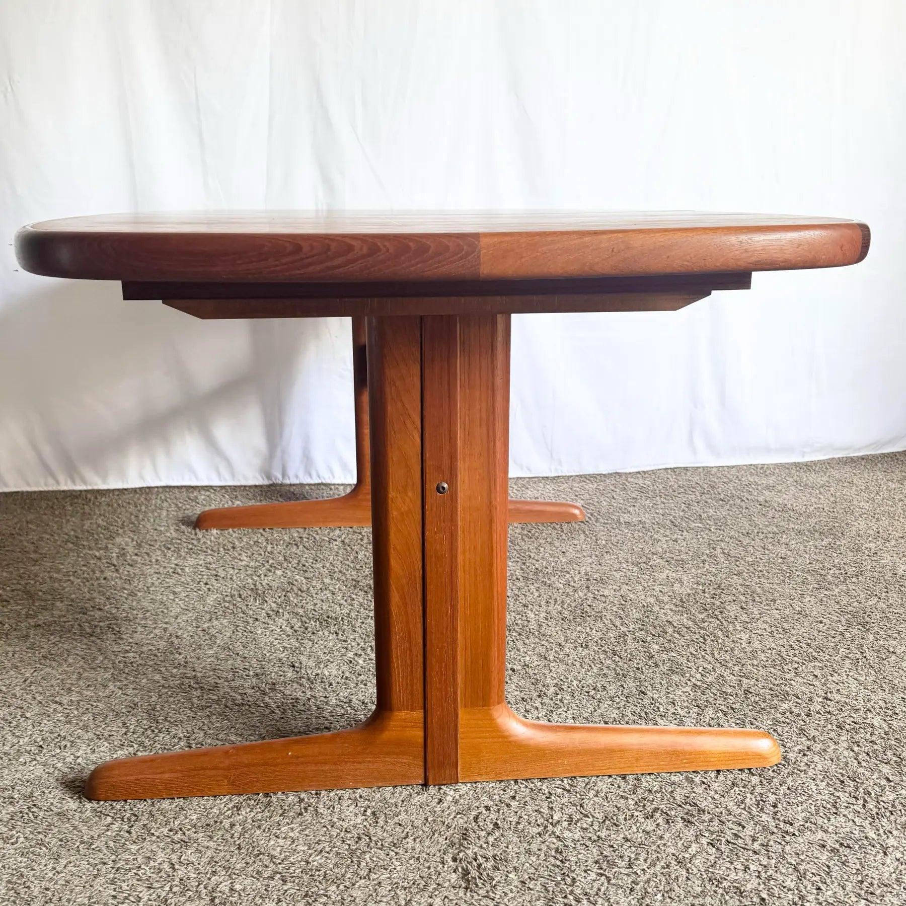 Danish Modern Teak Dining Table by Skovby For Sale 2