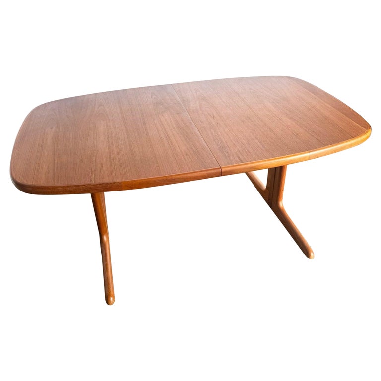 Danish Modern Teak Dining Table by Skovby For Sale at 1stDibs
