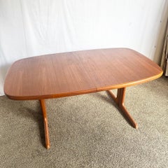 Danish Modern Teak Dining Table by Skovby