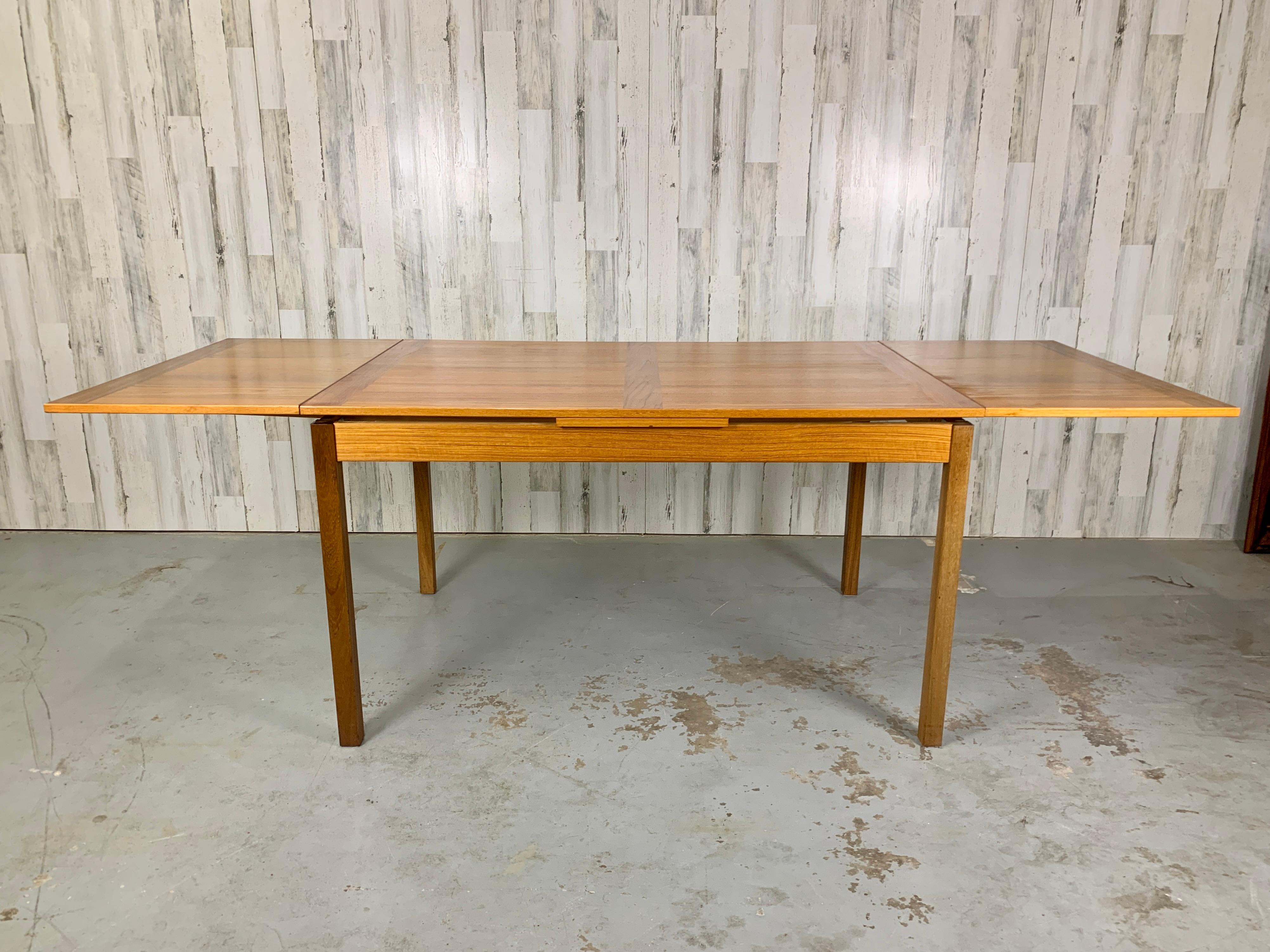 Danish Modern Teak Dining Table For Sale 3