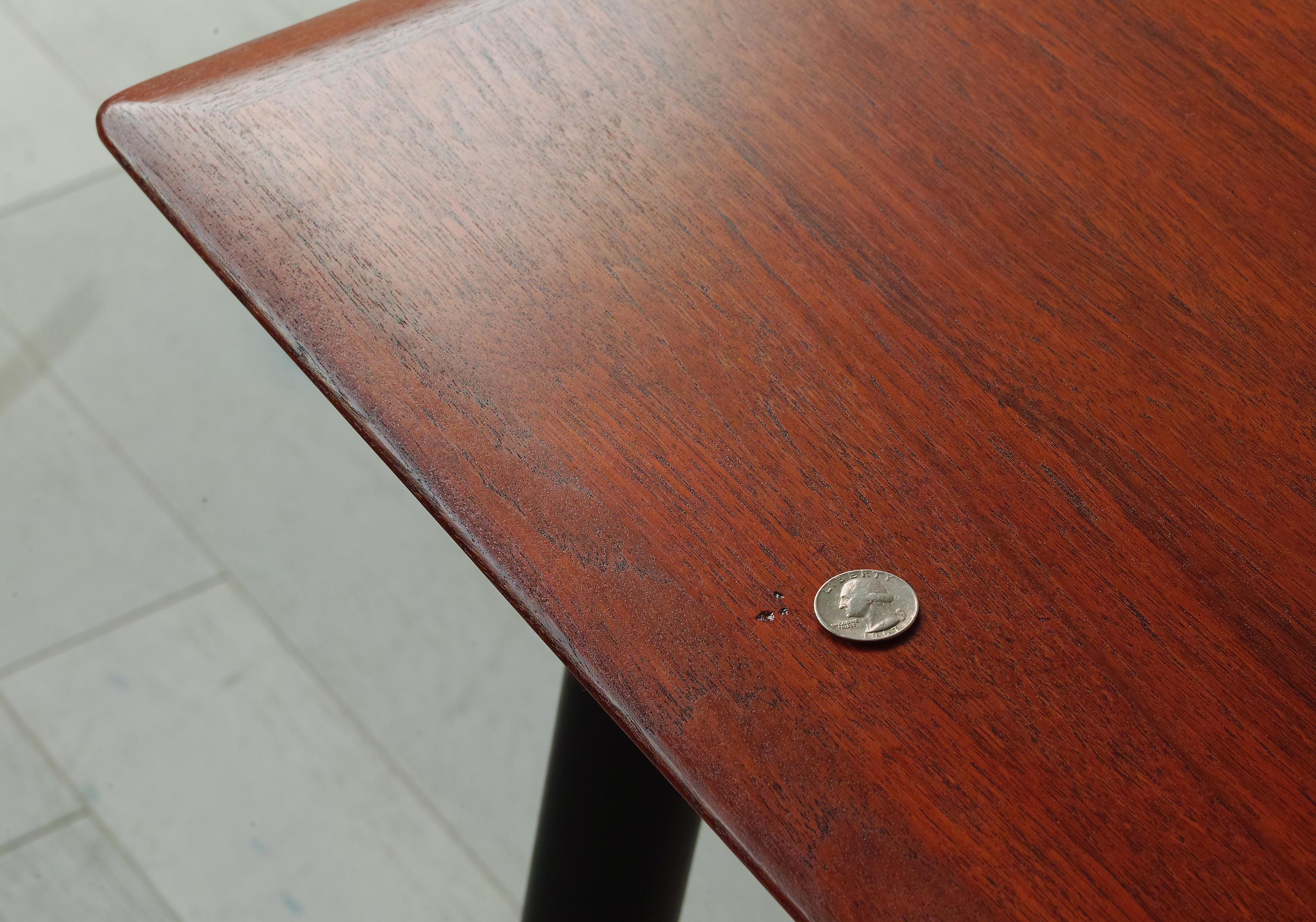 Danish Modern Teak Dining Table or Partners Desk en vente 5