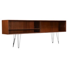 Danish Modern Teak Display Console by Ib Kofod-Larsen, 1950s