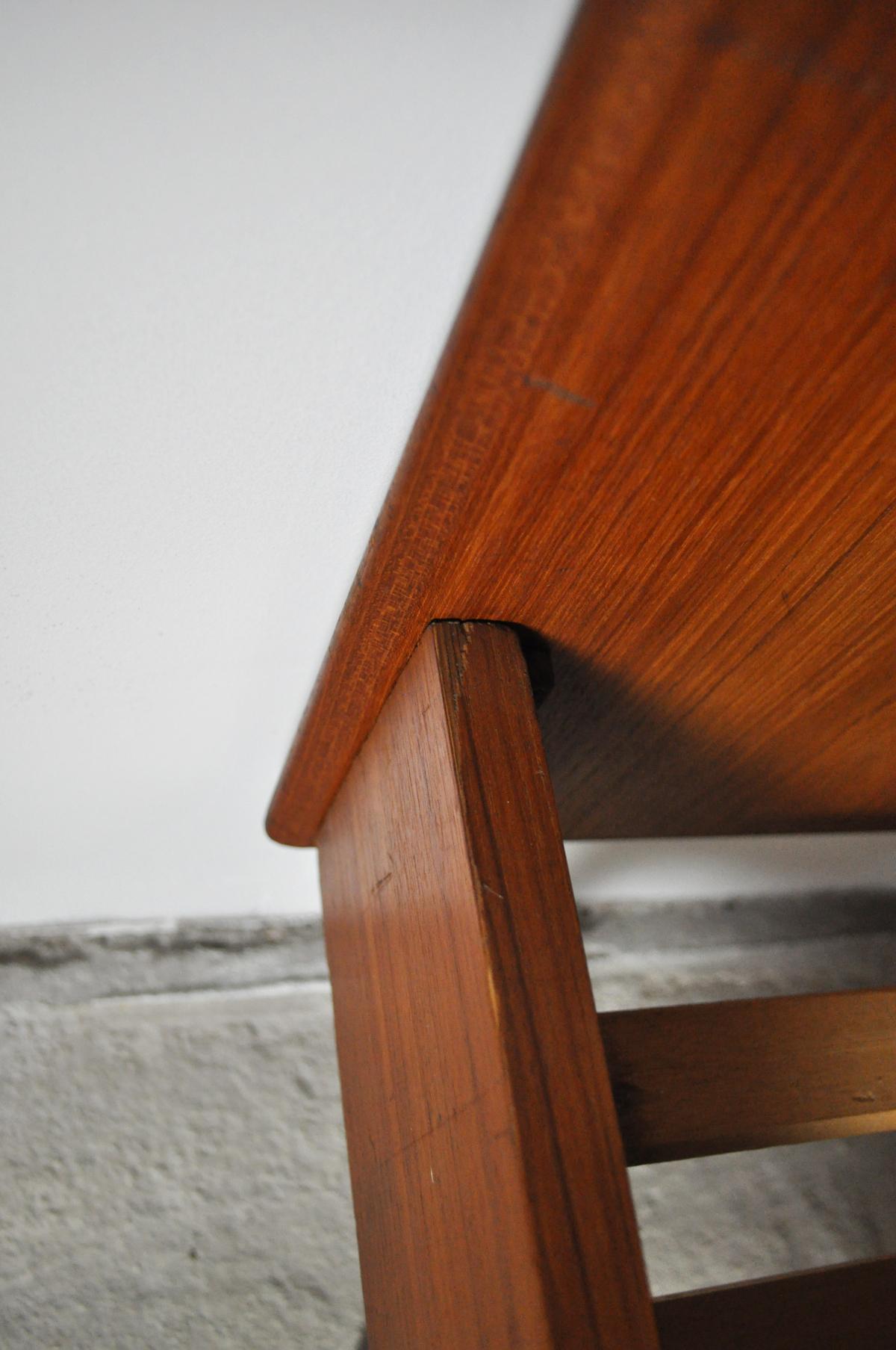 Danish Modern Teak Double Bed, 1960s 5