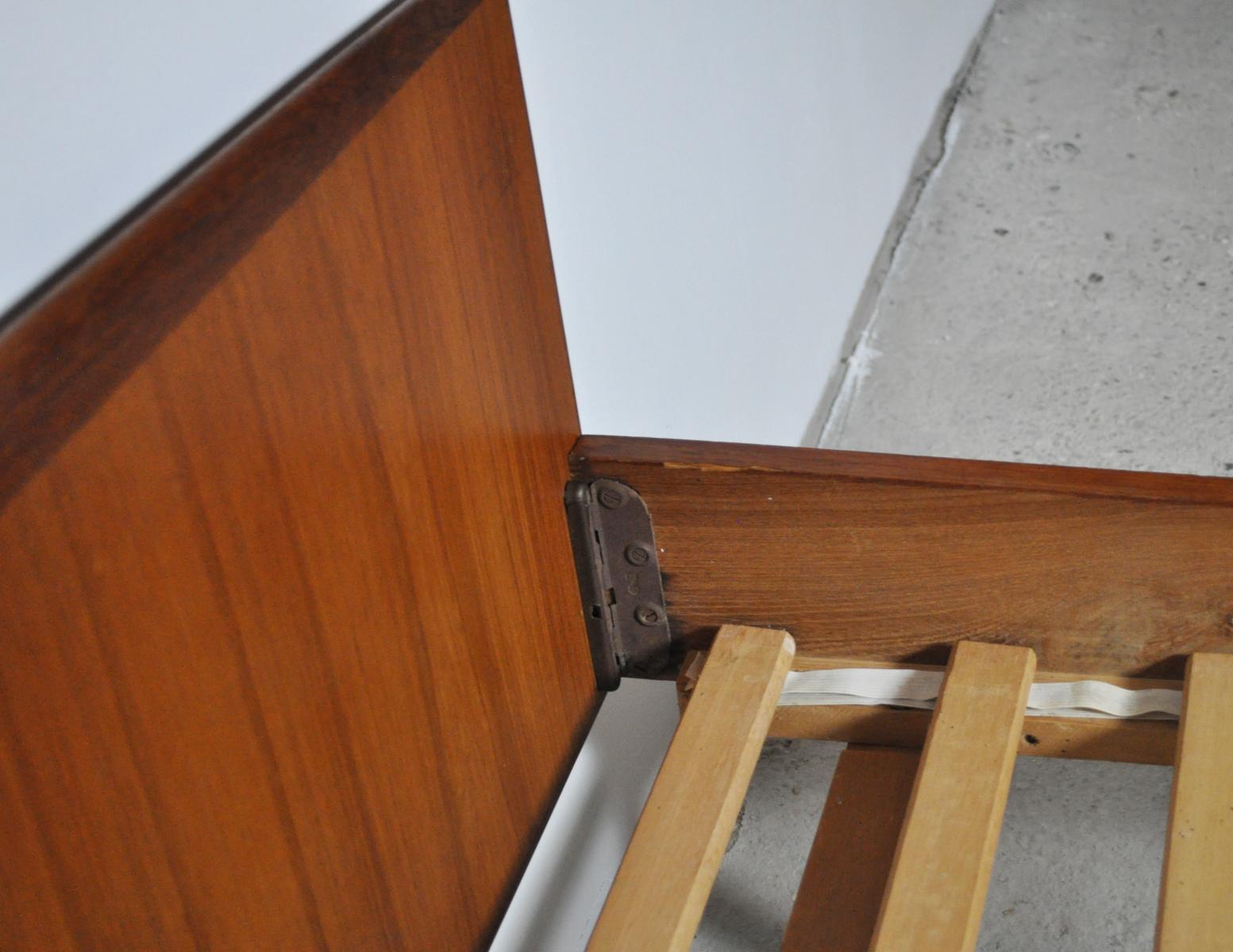 Danish Modern Teak Double Bed, 1960s 3