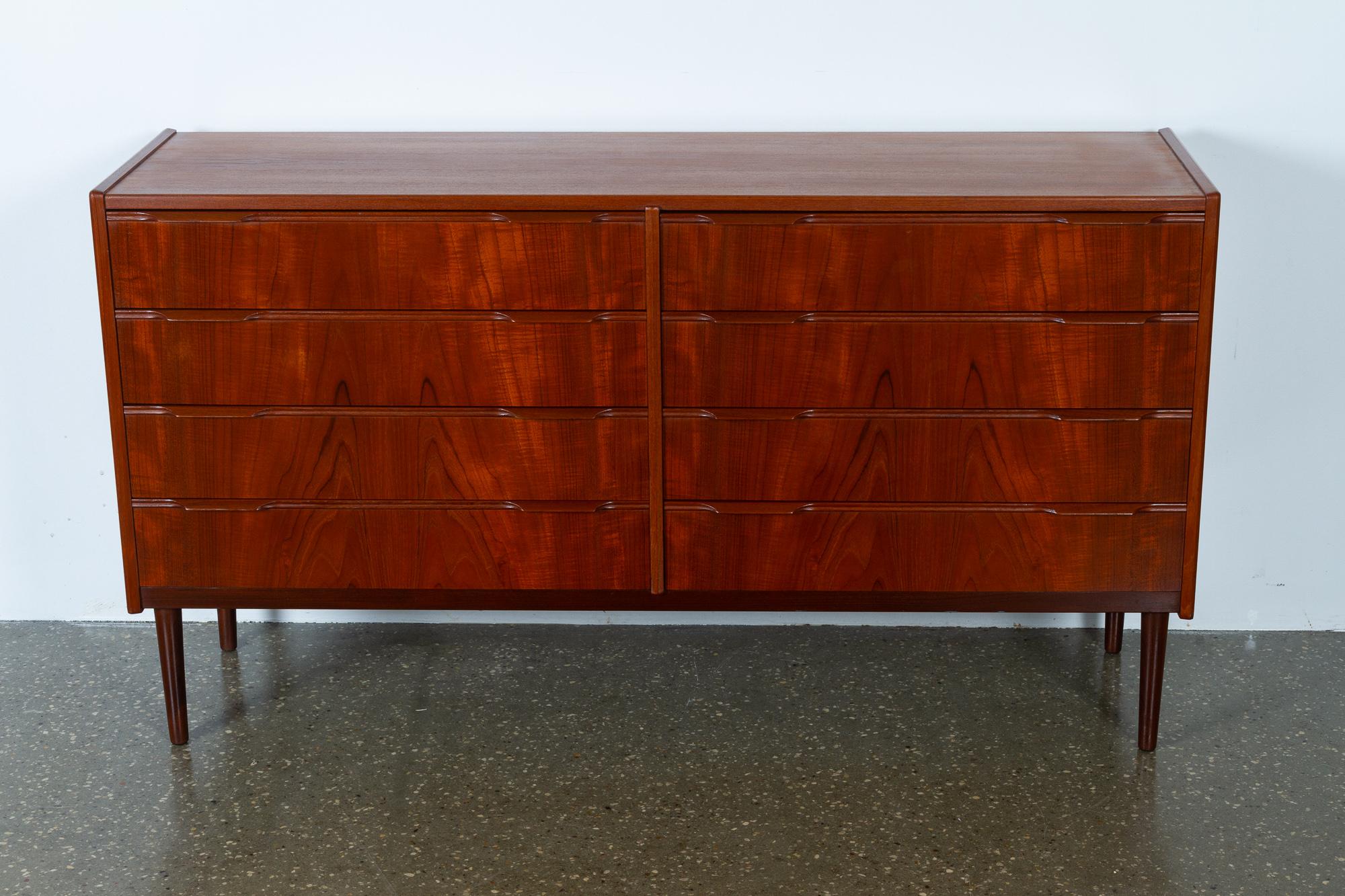 Danish Modern Teak Double Dresser, 1960s 1