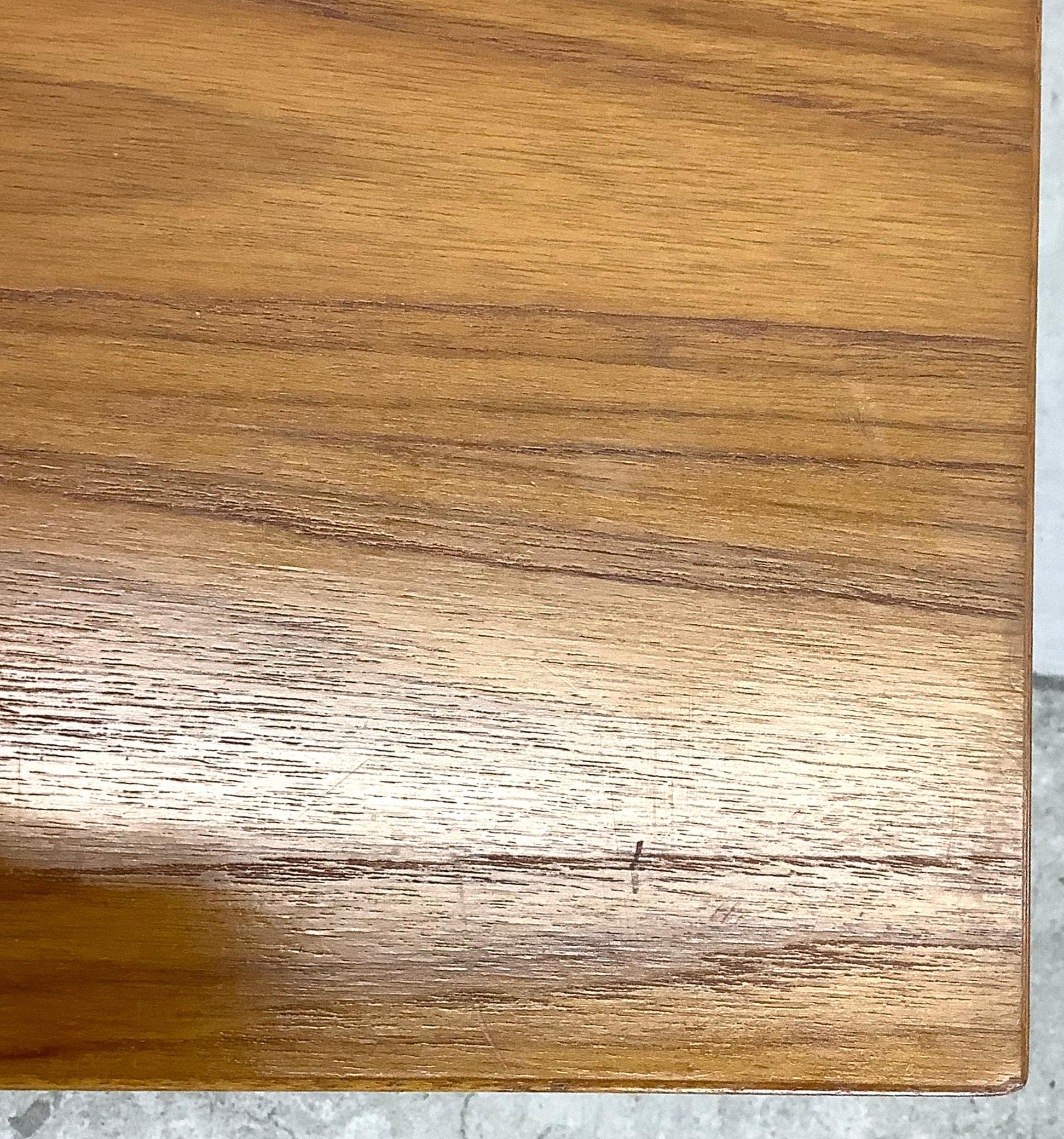 Danish Modern Teak Draw Leaf Dining Table, Brdr. Furbo 10