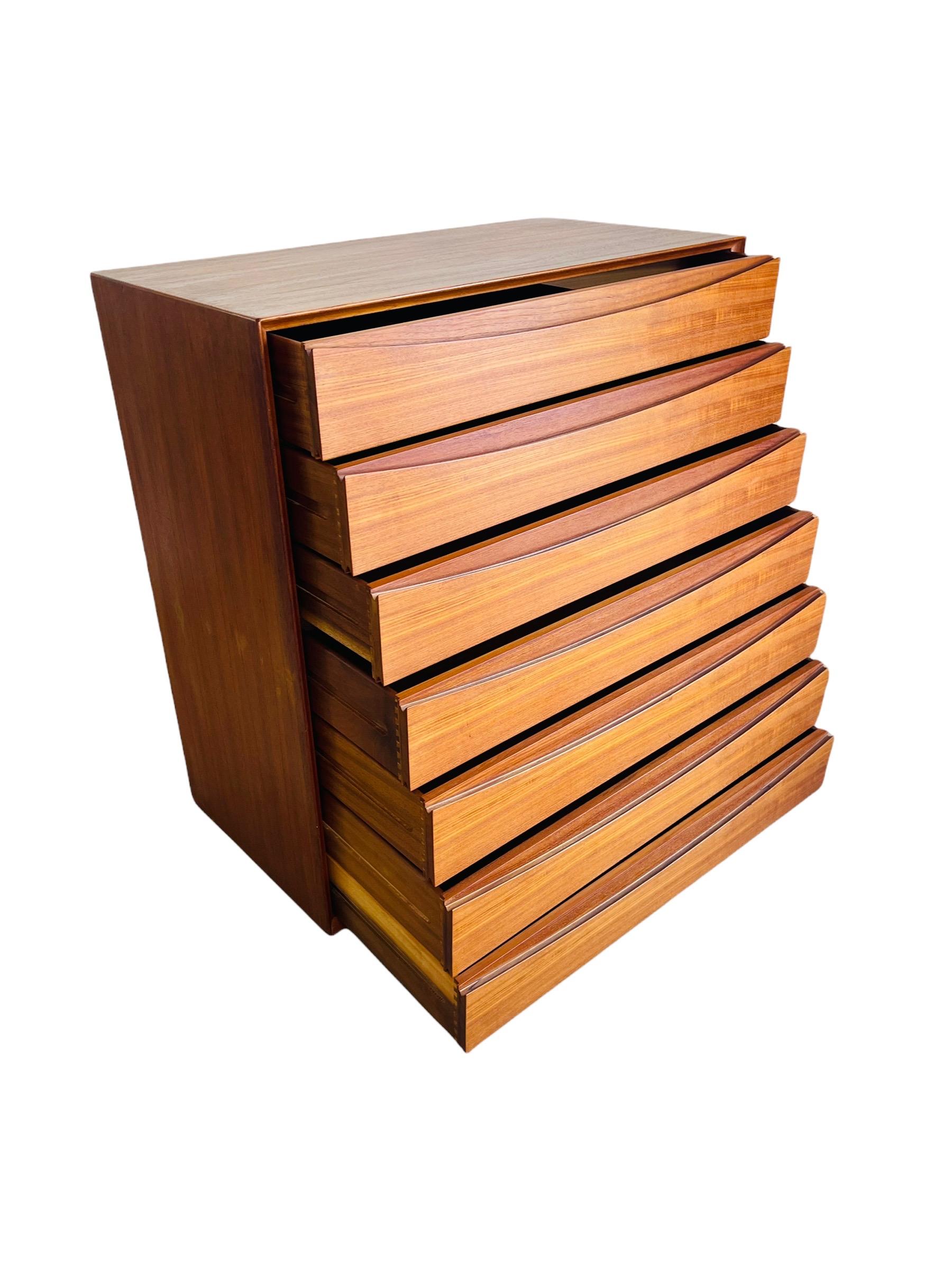 Danish Modern Teak Dresser by Arne Vodder for Sibast 8