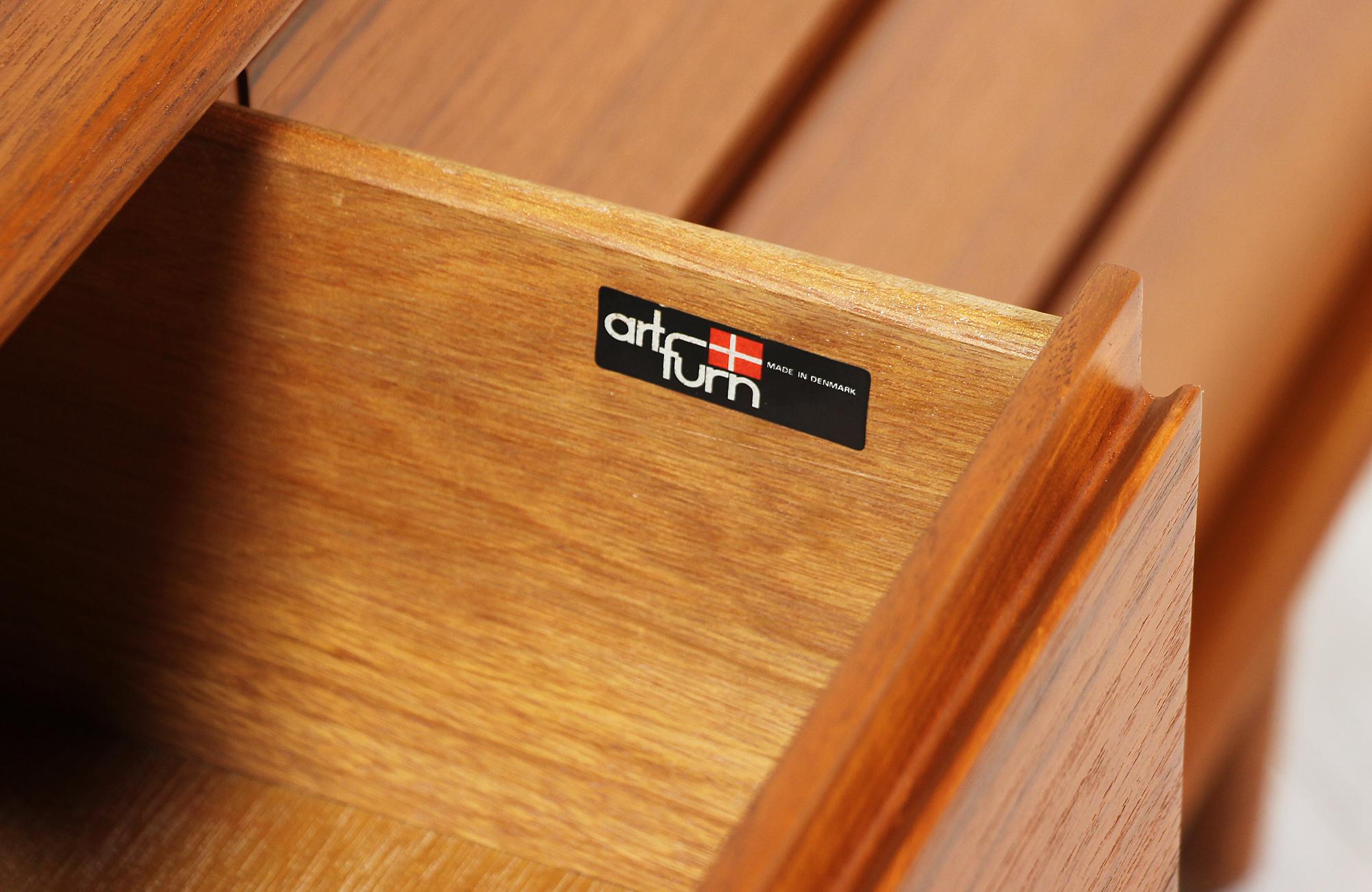 Danish Modern Teak Dresser by Art Furn 4