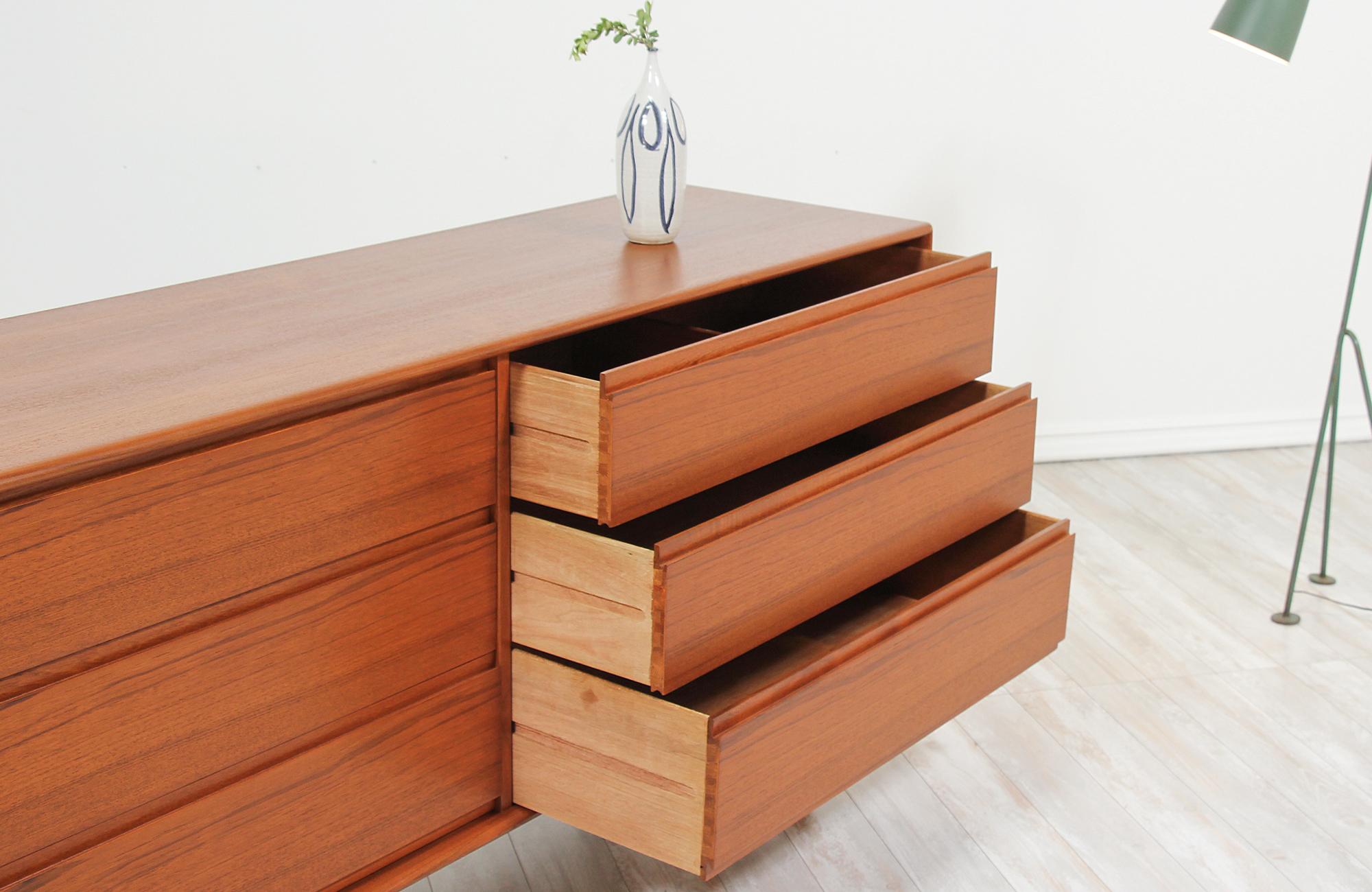 Danish Modern Teak Dresser by Art Furn In Excellent Condition In Los Angeles, CA