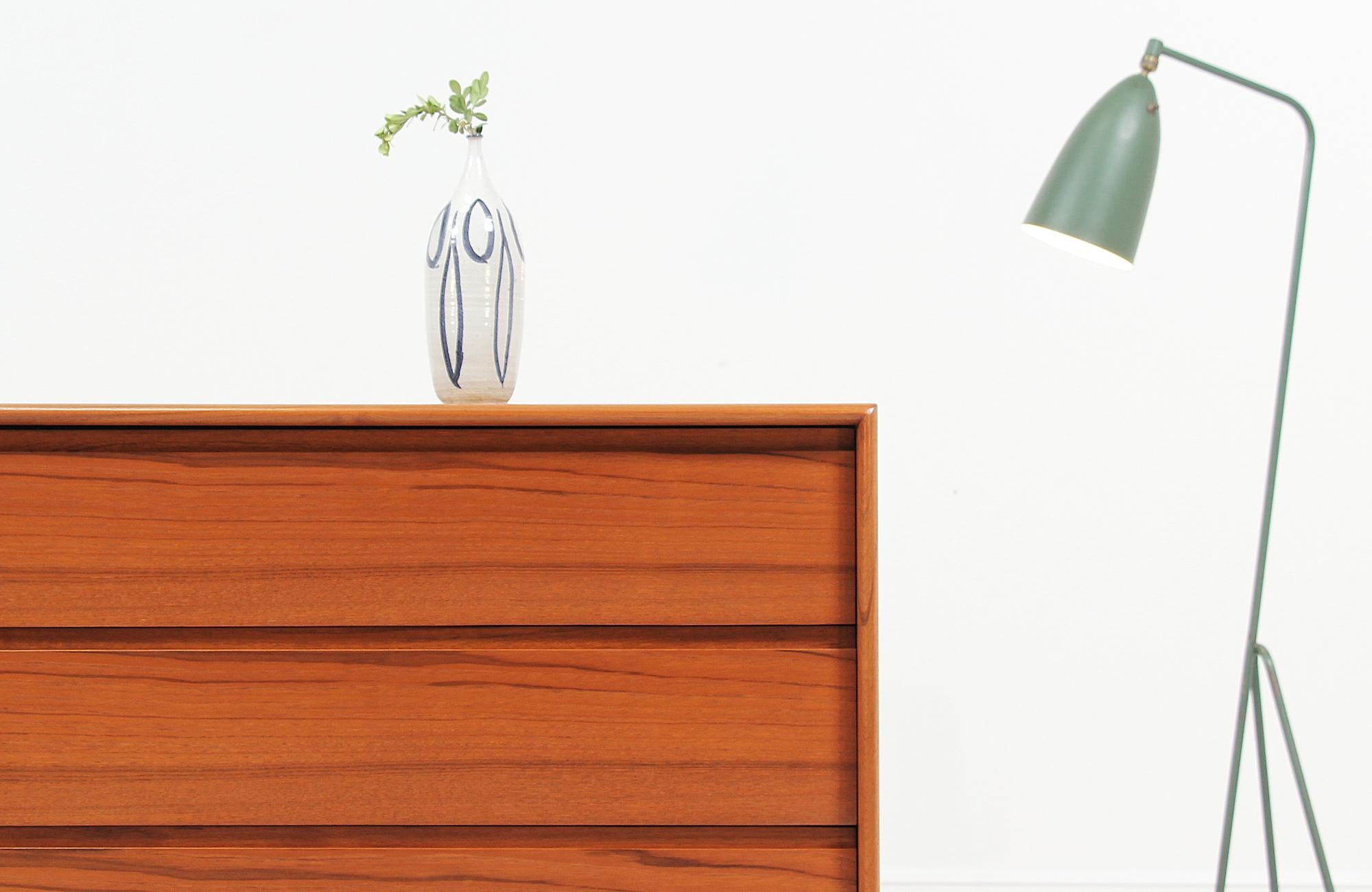 Wood Danish Modern Teak Dresser by Art Furn