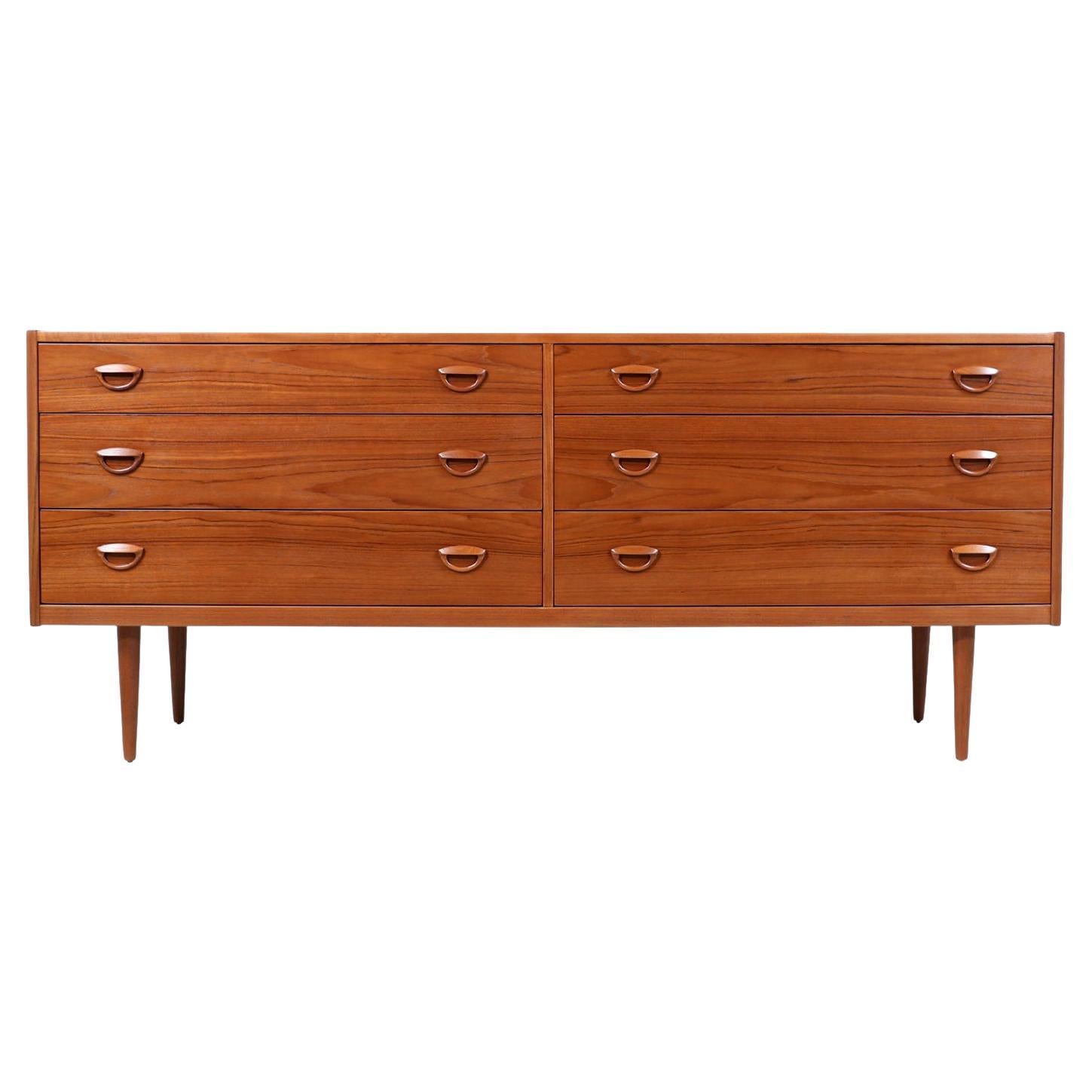 Danish Modern Teak Dresser by Kai Kristiansen