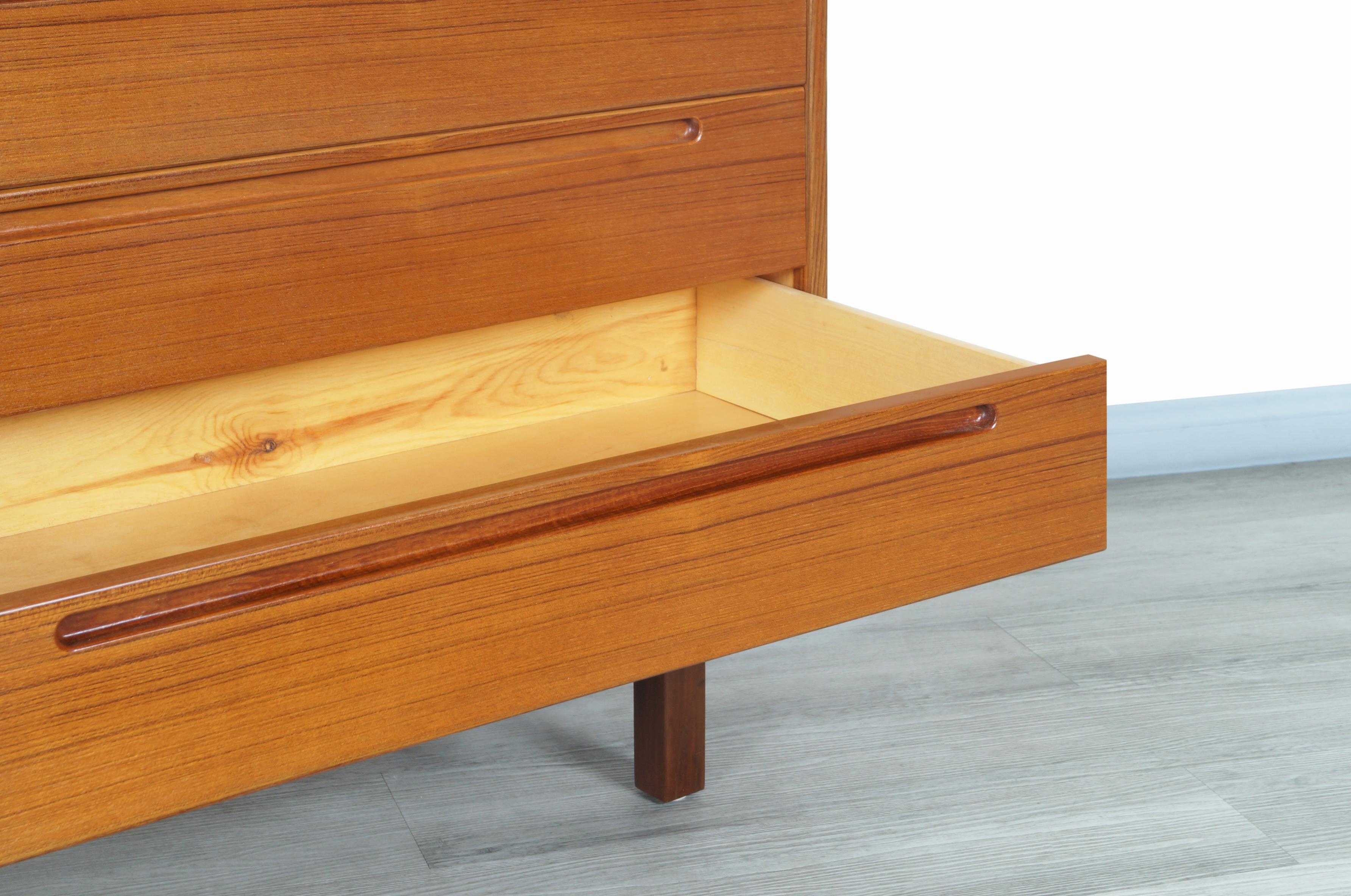 Swedish Danish Modern Teak Dresser by Nils Jonsson for Hjn Møbler